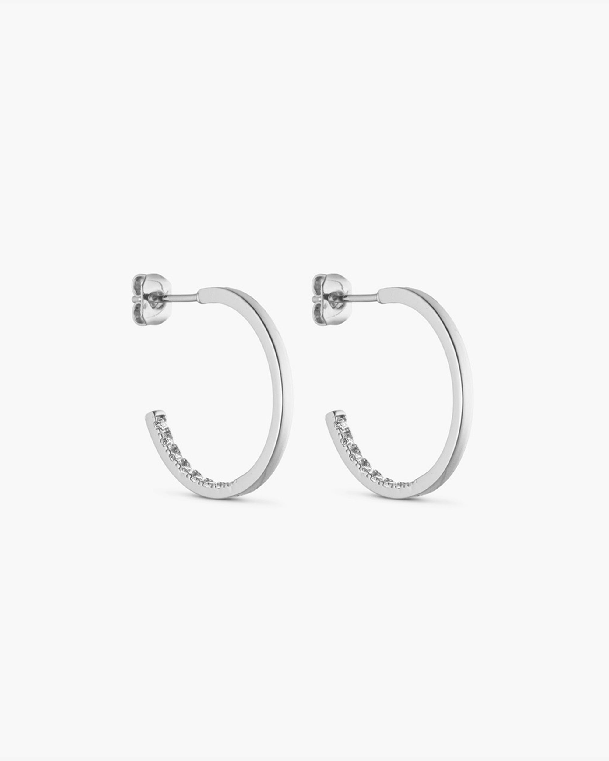 Mille Örhängen - Zirconia - 18 karats guldpläterade