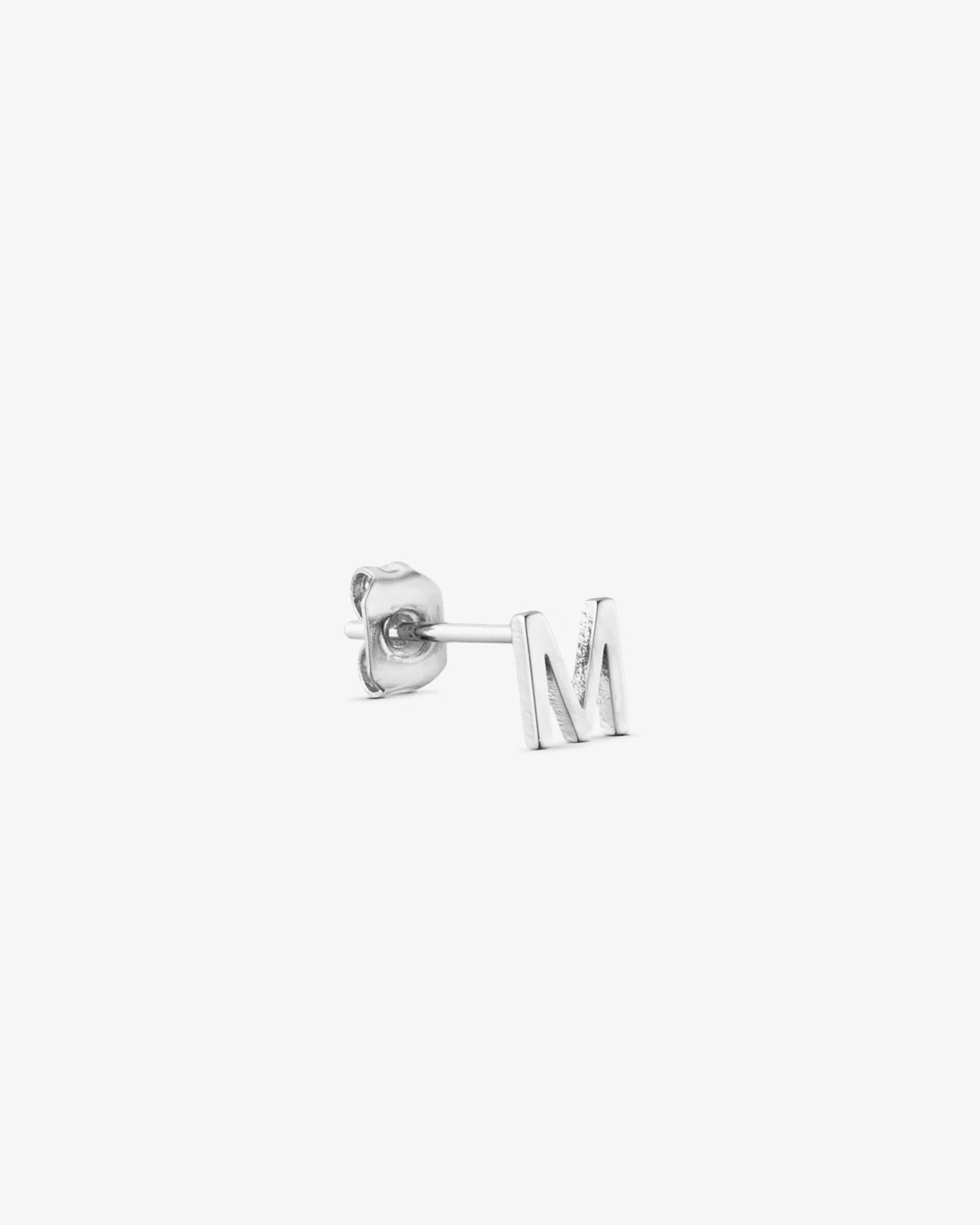 Letter Earring A-Z - 18 carat gold plated