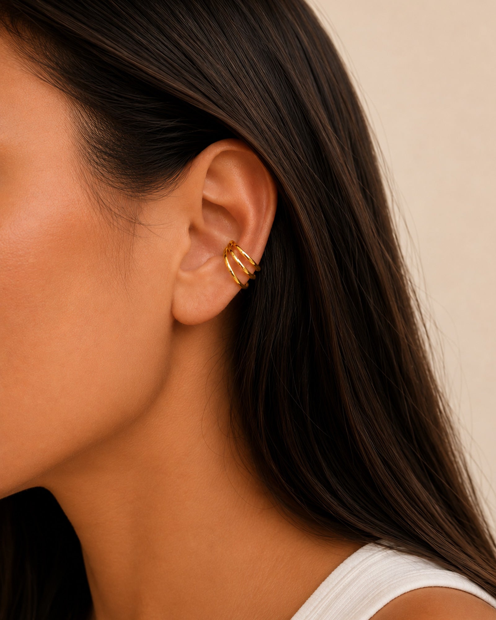 Iris Earcuff - Forgyldt