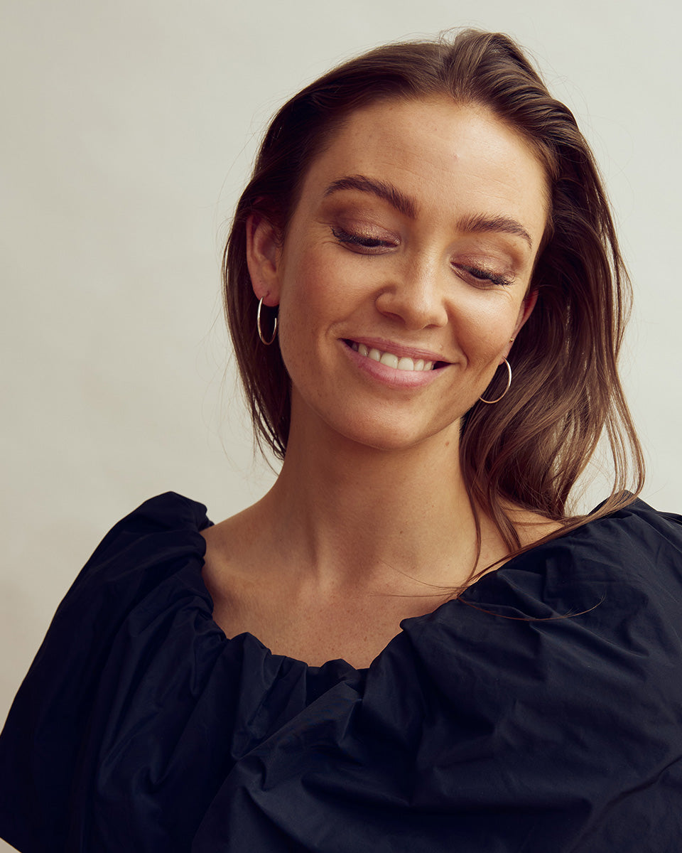 Saga Örhängen LARGE - Silverpläterade