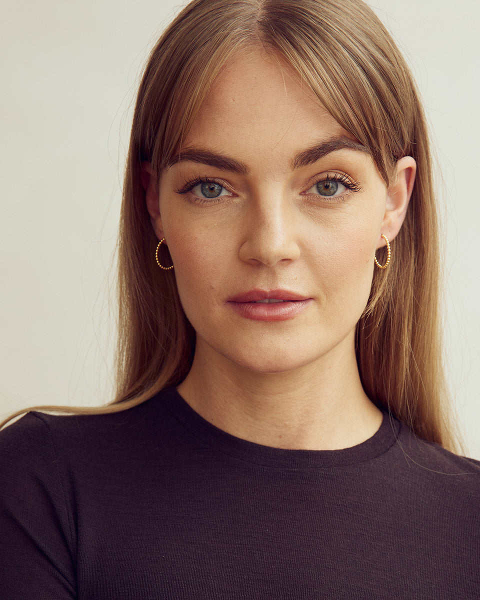 London Earrings MEDIUM - 18 carat gold plated