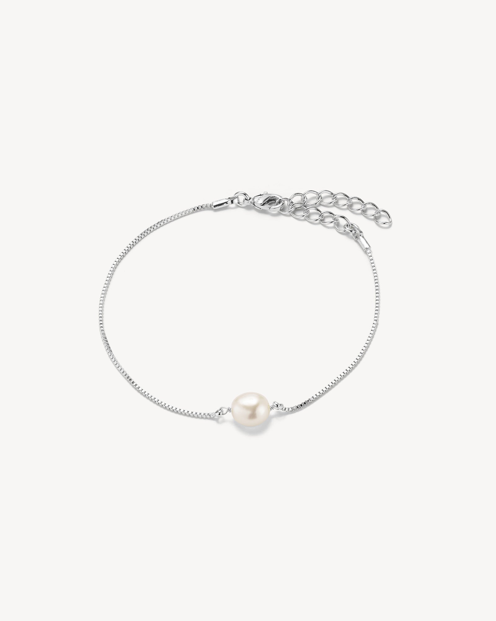 Lea Perle Armbånd - Sølvbelagt