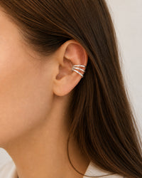 Iris Earcuff - Sølvbelagt