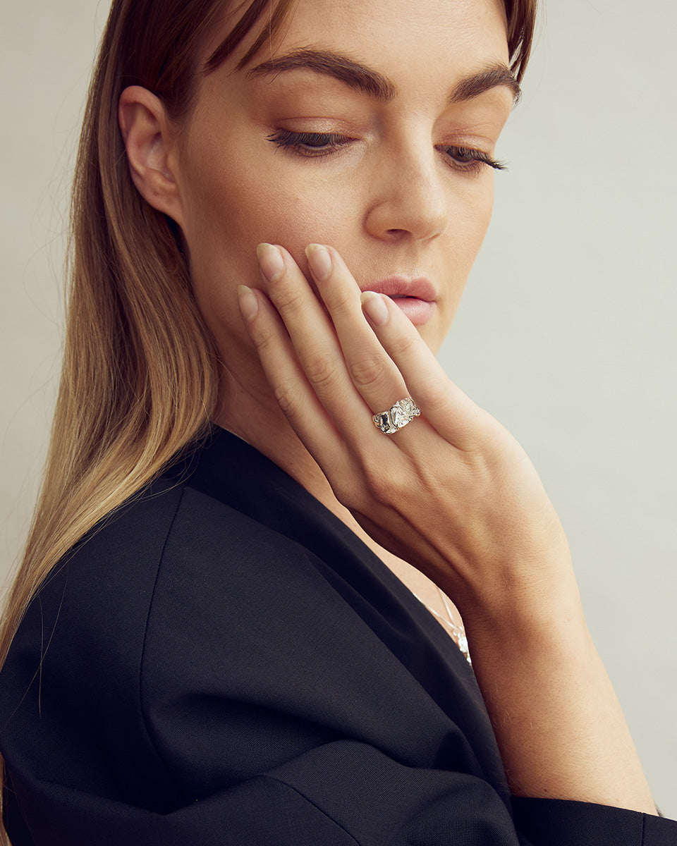 Noelle Ring - Silver plated