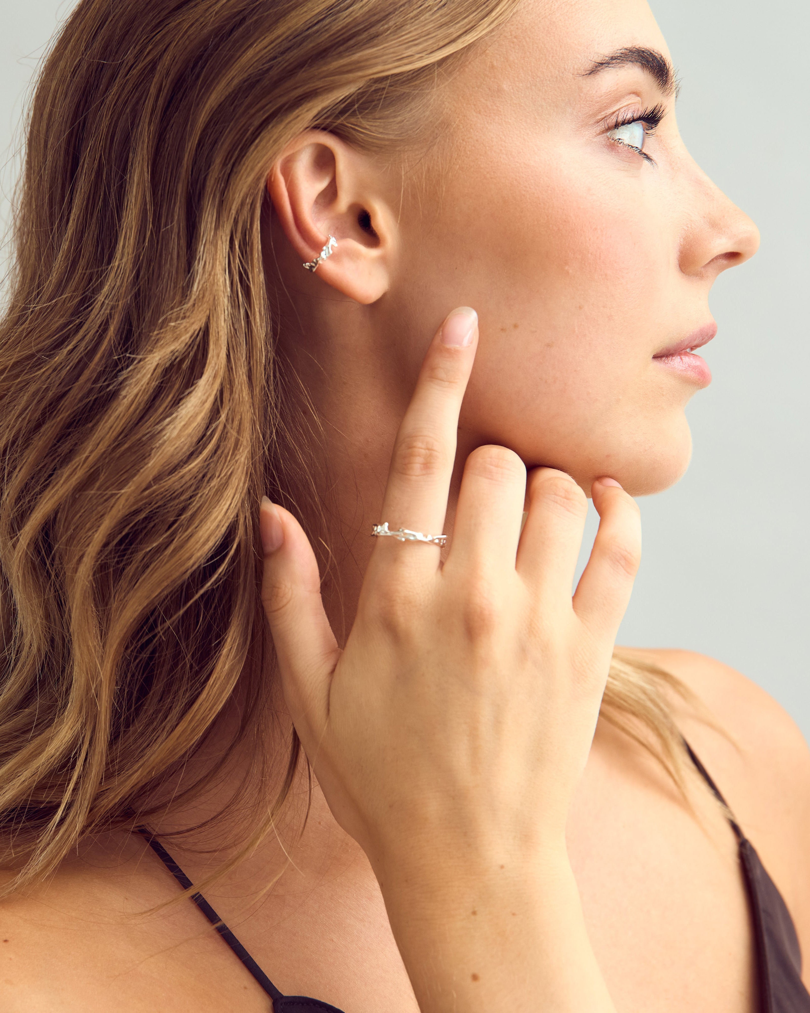 Noelle Earcuff - Sølvbelagt