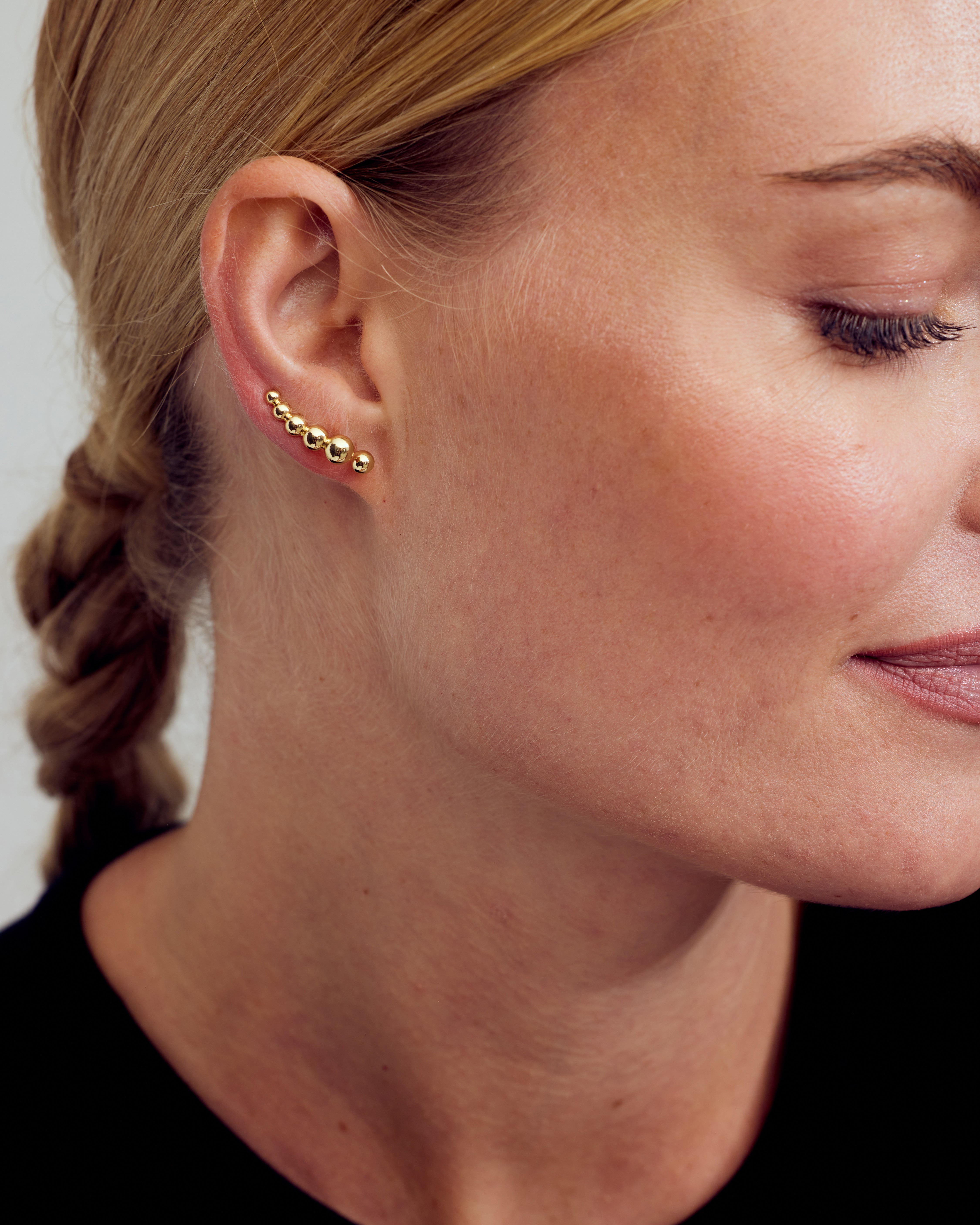 <tc>Jewelry set - Scarlett Necklace / Scarlett Earrings / Scarlett Ring - 18 carat gold plated</tc>