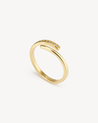 Elin Ring - Zirkonia - Forgyldt