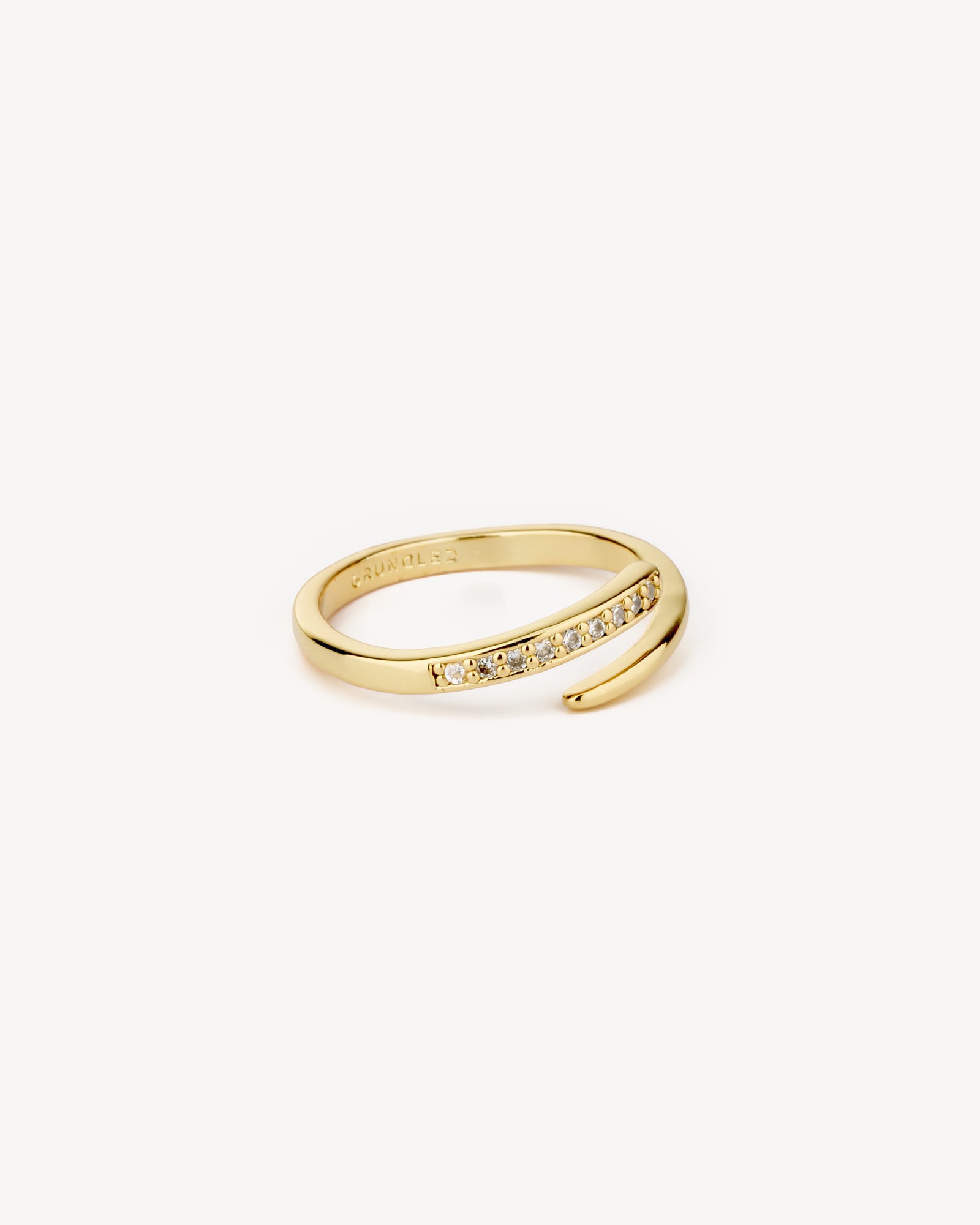 Elin Ring - Zirkonia - Forgyldt