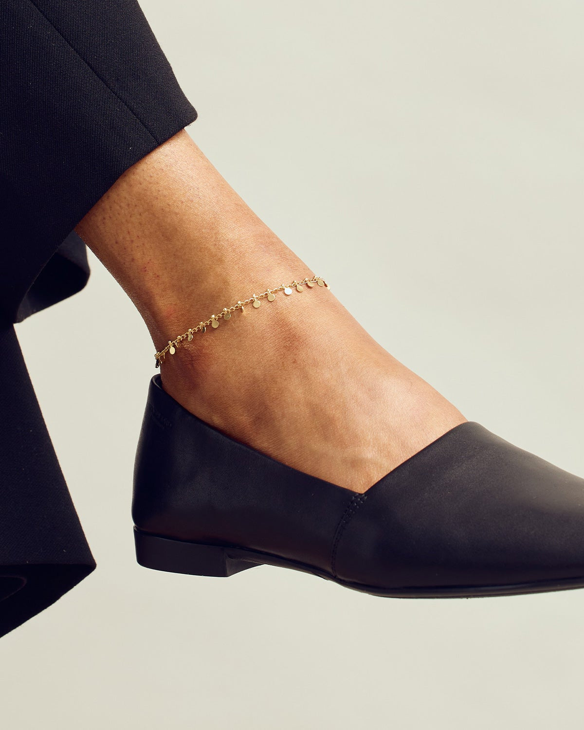 Ave Ankelkæde - 18 karat forgyldt