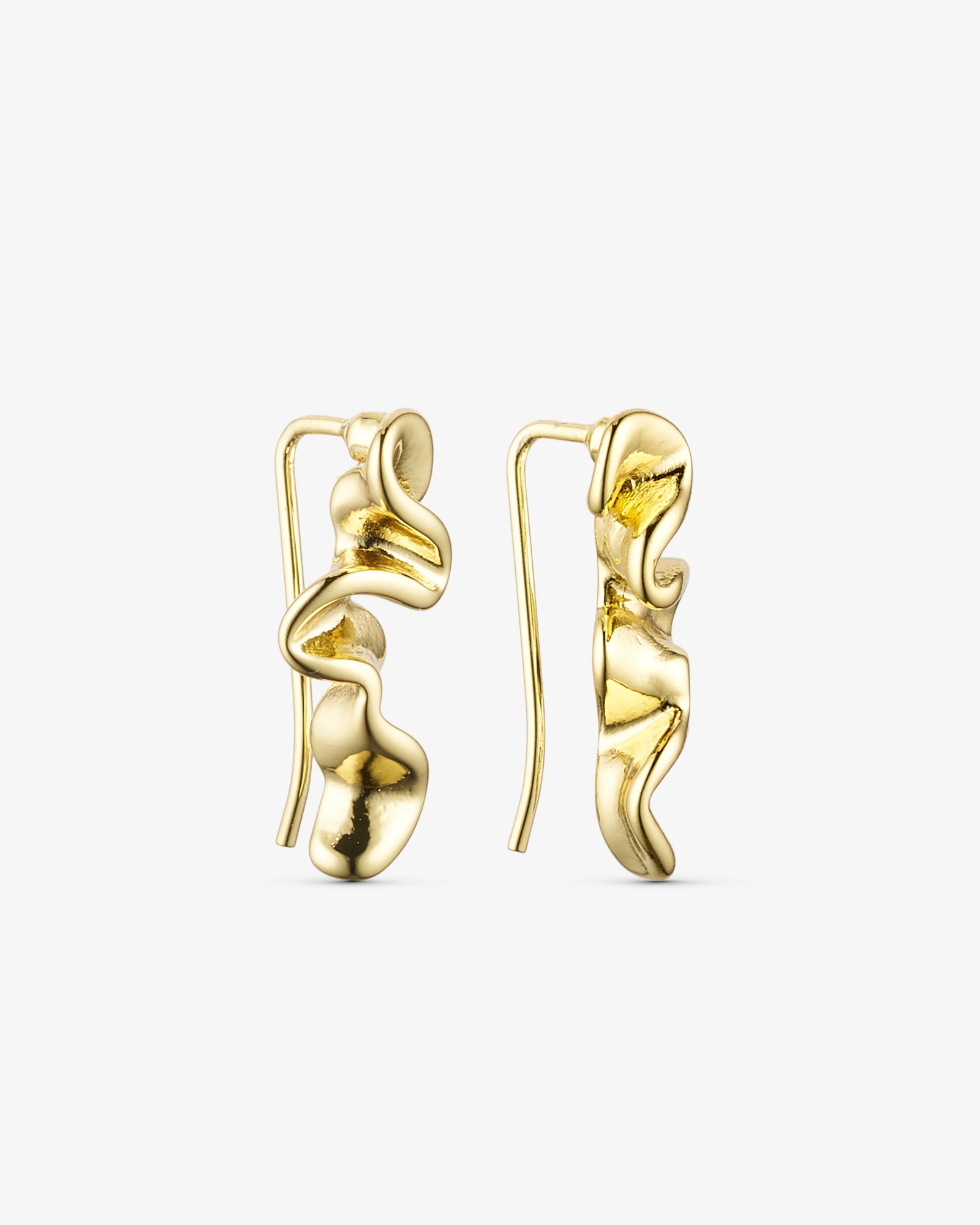 Vega Stud Earrings - 18 carat gold plated