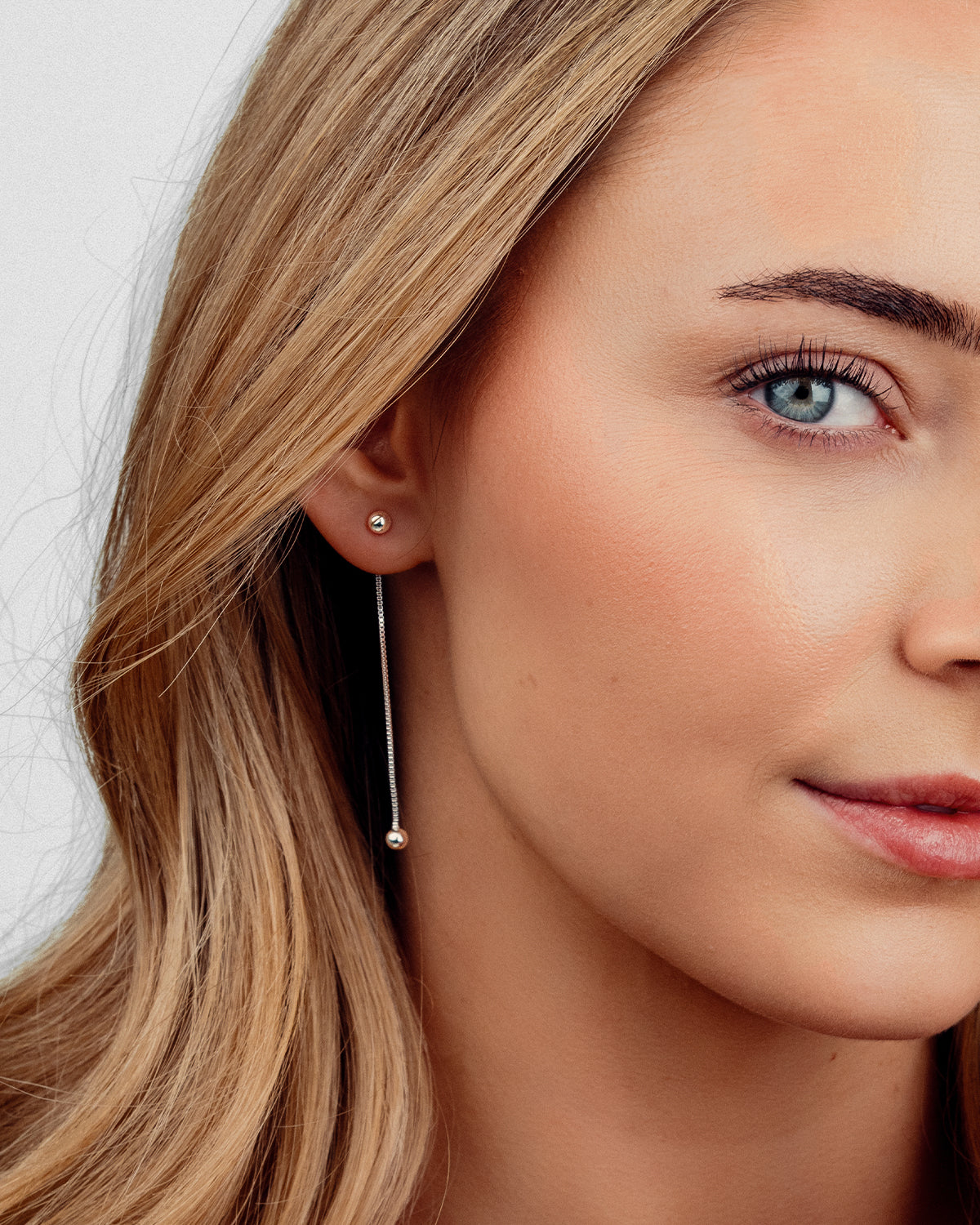 Eva Drop Øreringe - Sølvbelagt