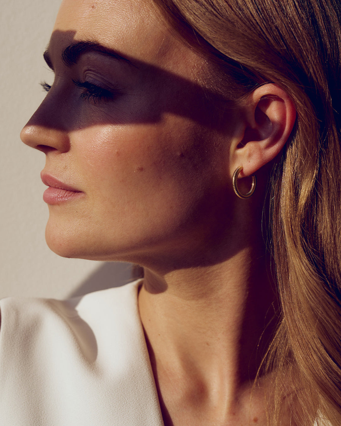 Vega Stud Earrings - 18 carat gold plated