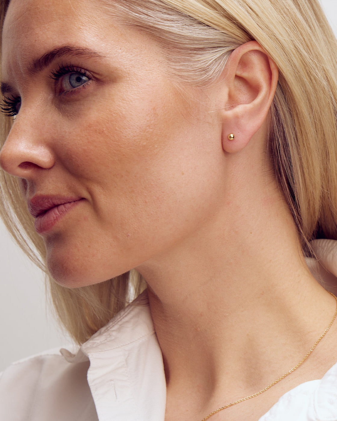 Eva Ørestikkere - 18 karat forgyldt