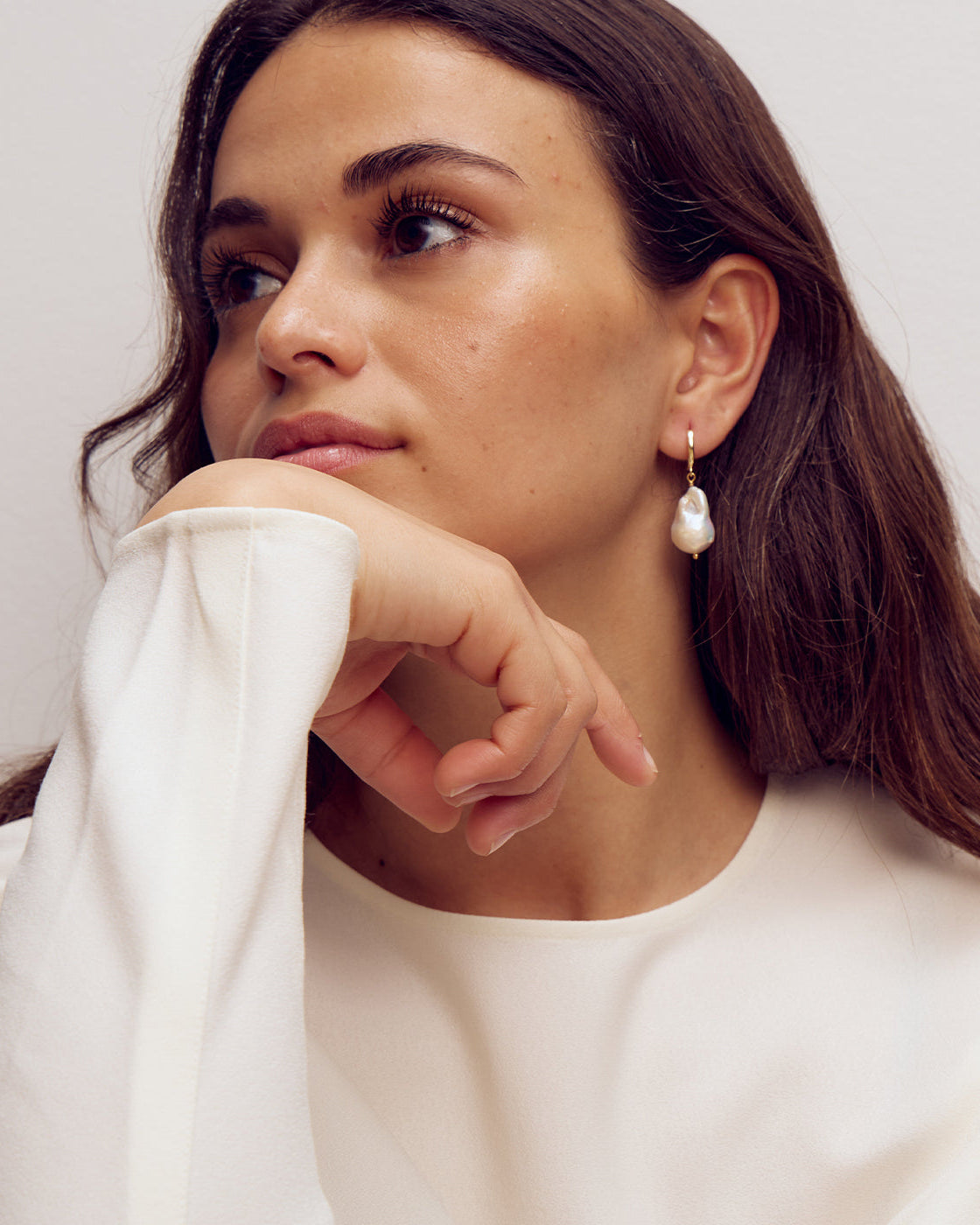 Norma Earrings - 18 carat gold-plated
