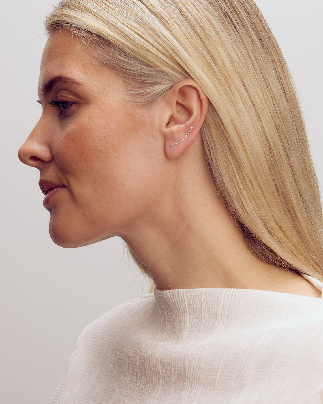 Julie Climber Earrings - 18 carat gold plated