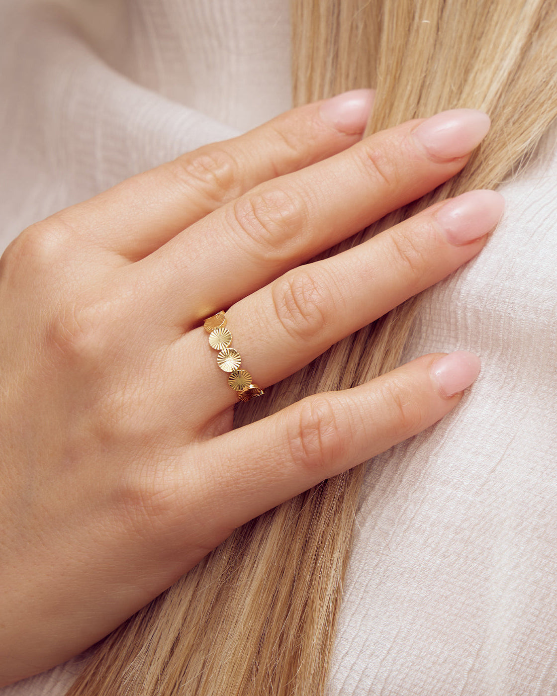 Scarlett Stellar Ring - 18 karat forgyldt