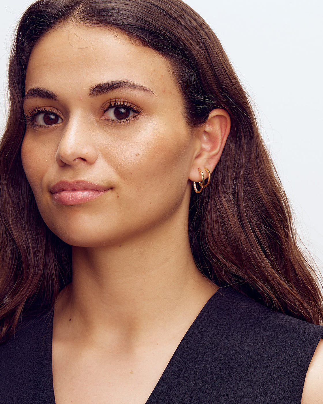 <tc>Smyckesset - Scarlett Halsband / Scarlett <!-- x-tinymce/html -->Örhängen / Scarlett Ring - 18 karat guldpläterad</tc>