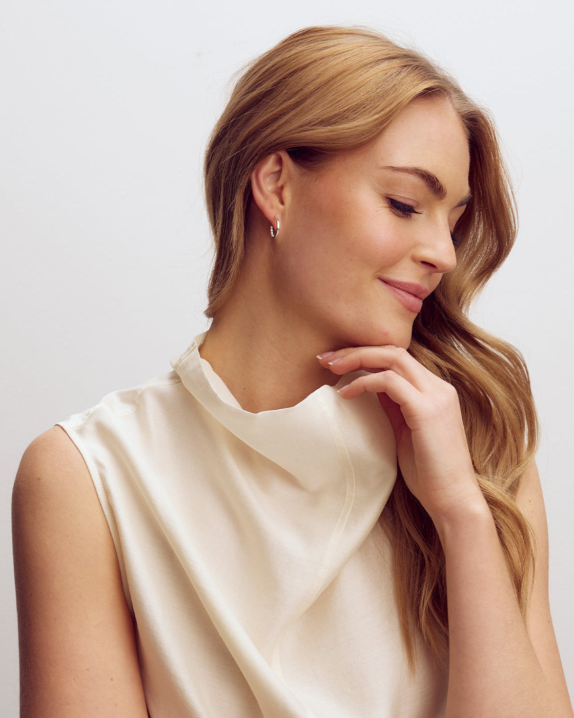 Mille Øreringe Lille - Zirkonia - Sølvbelagt