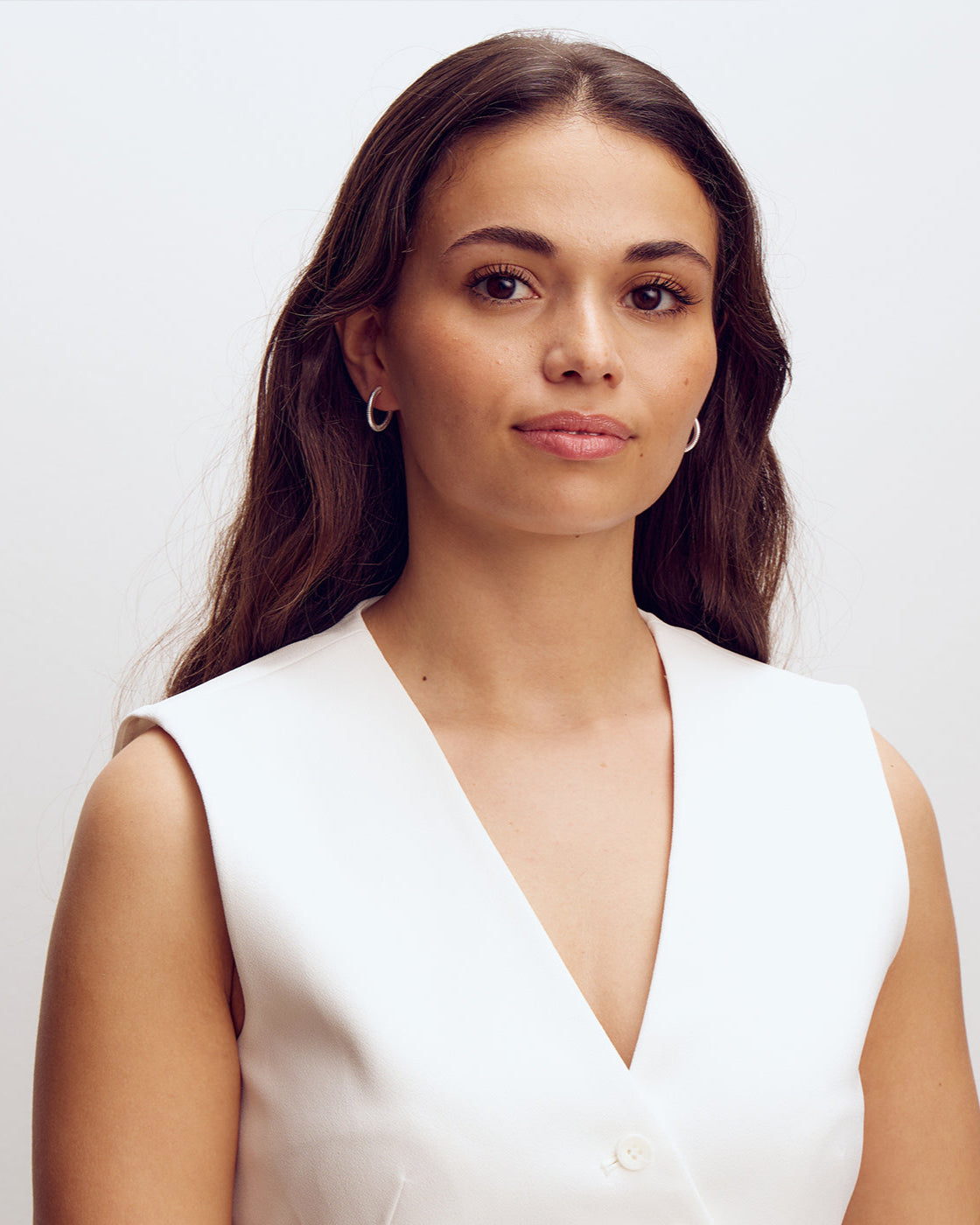 Cecilie Hoop Øreringe - Sølvbelagt