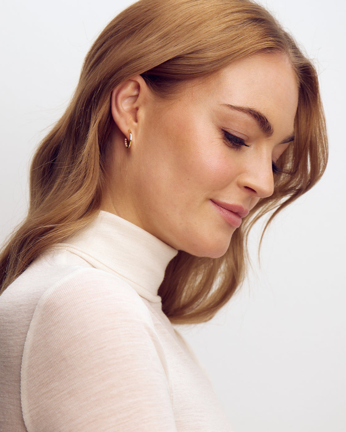 Mille Earrings - Zirconia - 18 carat gold plated