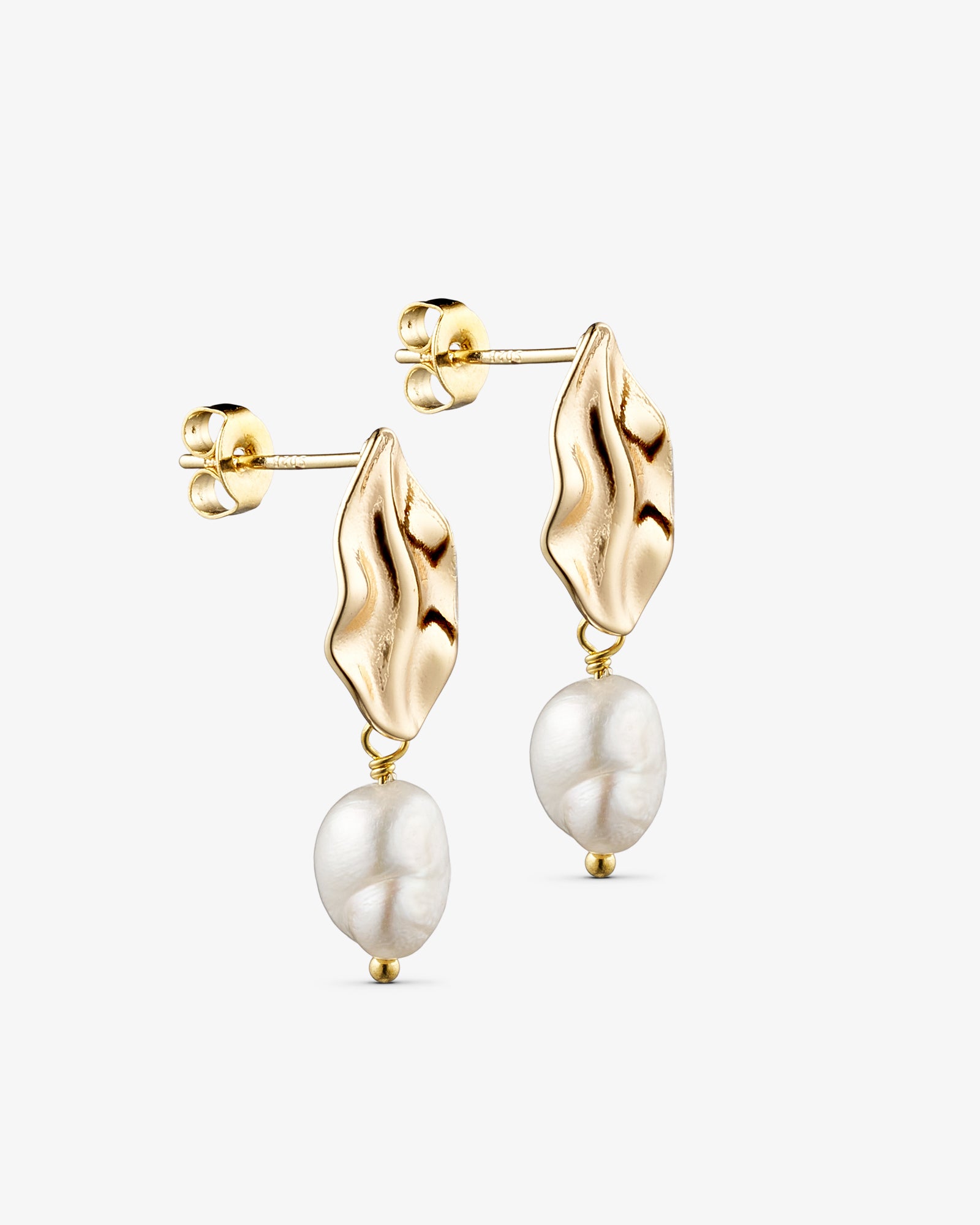 Polly Earrings - 18 carat gold plated