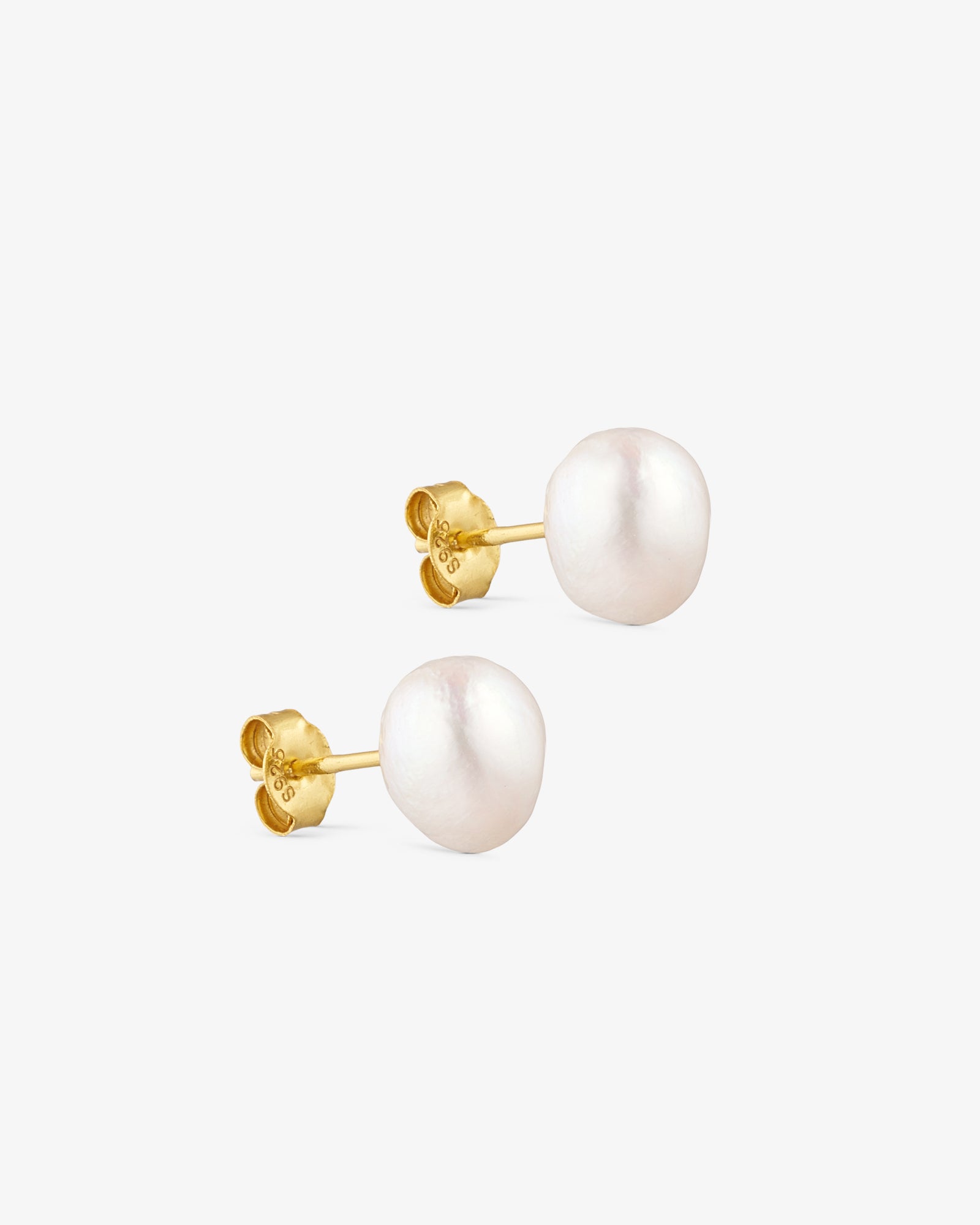 Vega Stud Earrings - 18 carat gold plated