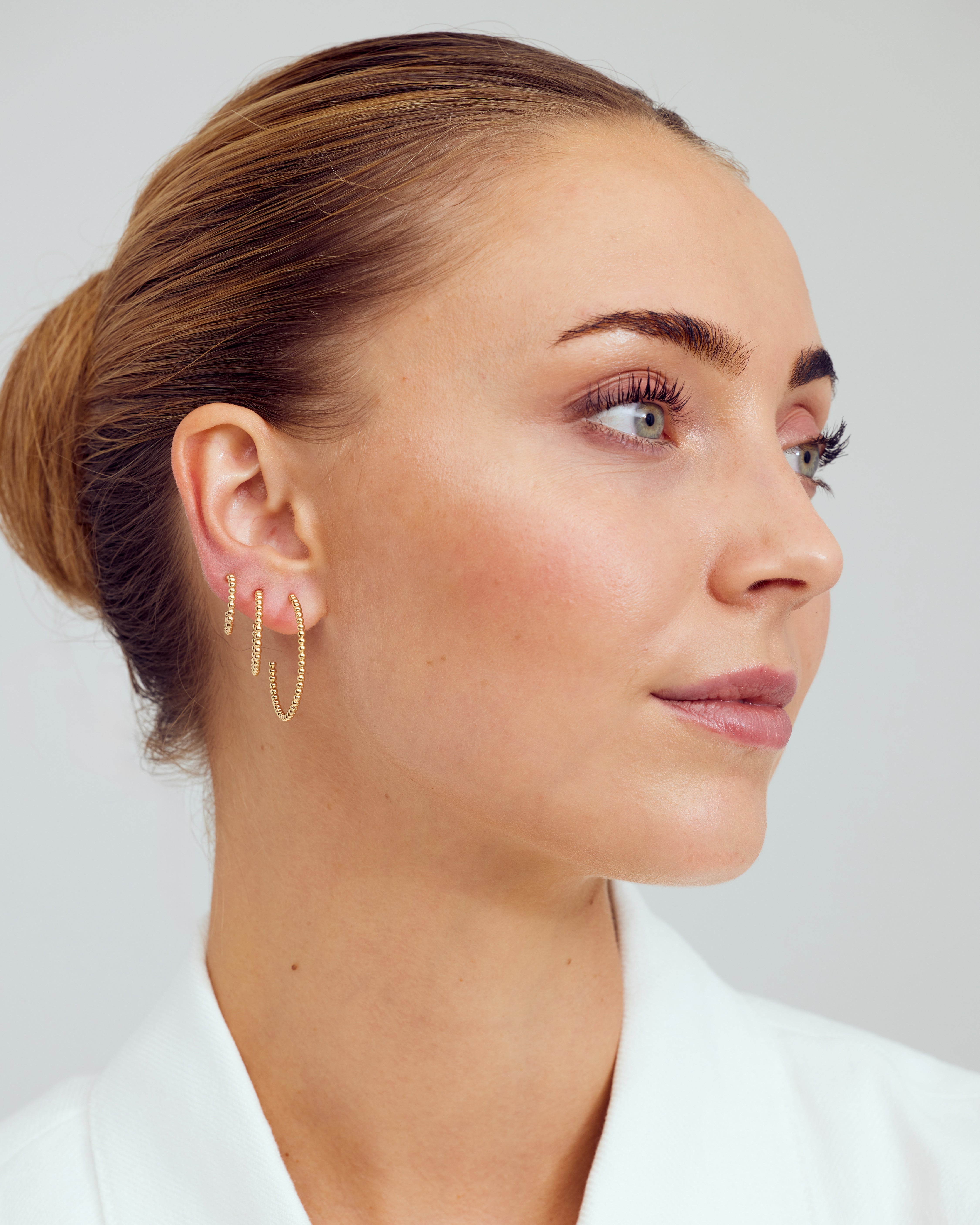 <tc>Jewelry set - Scarlett Necklace / Scarlett Earrings / Scarlett Ring - 18 carat gold plated</tc>