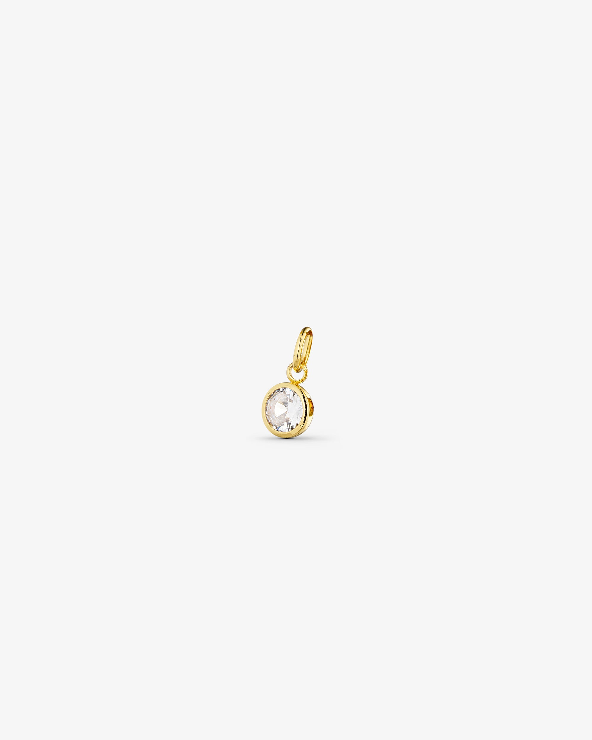 Agnes Pendant - Zirconia - 18 carat gold-plated