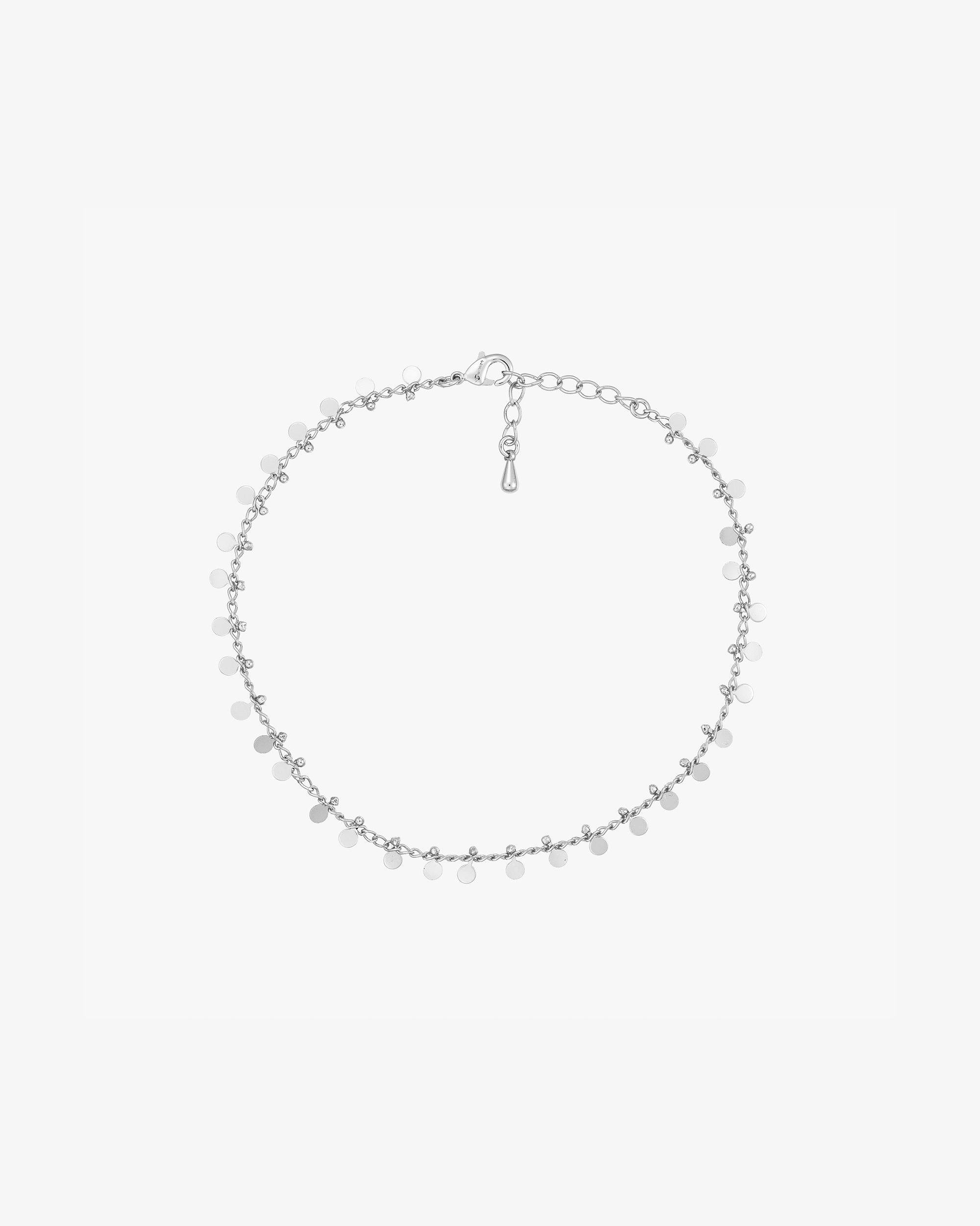 Ave Anklet - Silver Plated