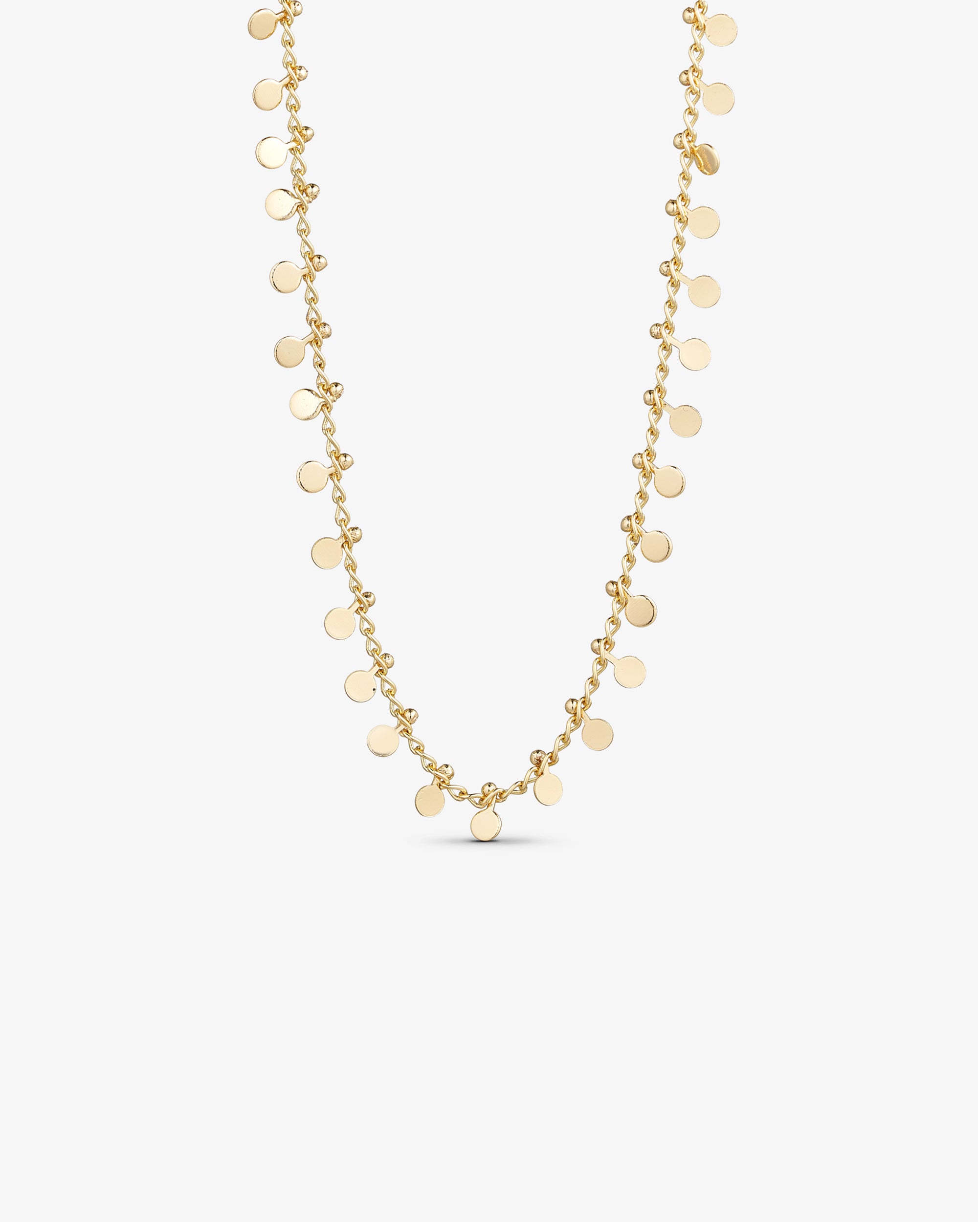 Ave Necklace - 18 carat gold plated