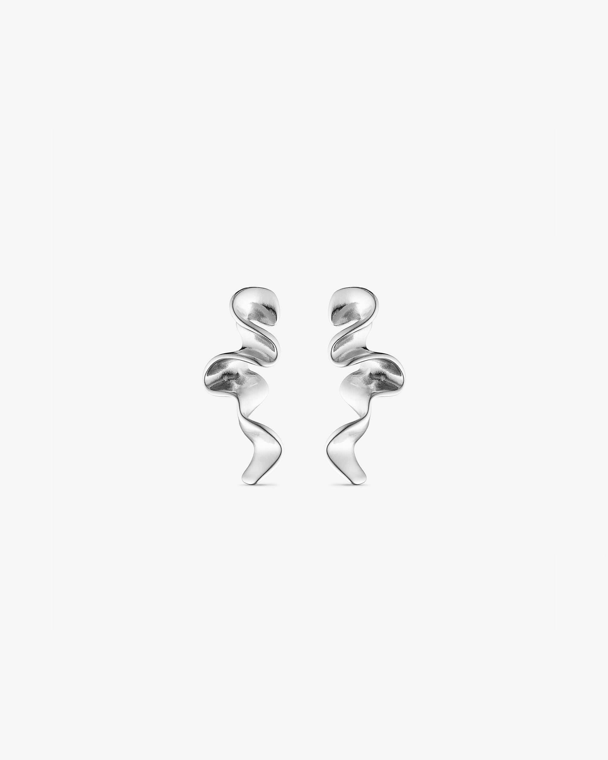 Vega Stud Earrings - 18 carat gold plated