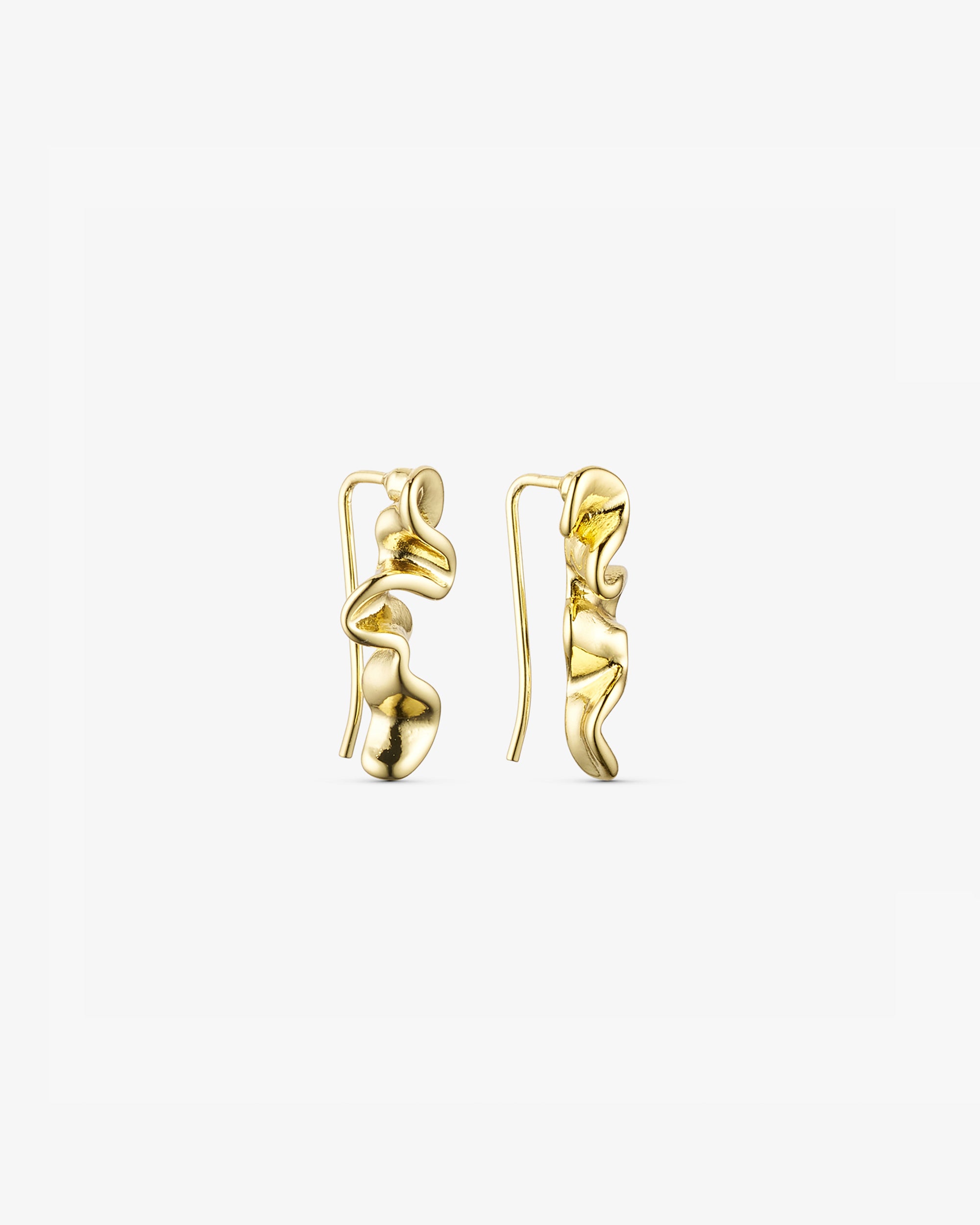 Vega Stud Earrings - 18 carat gold plated