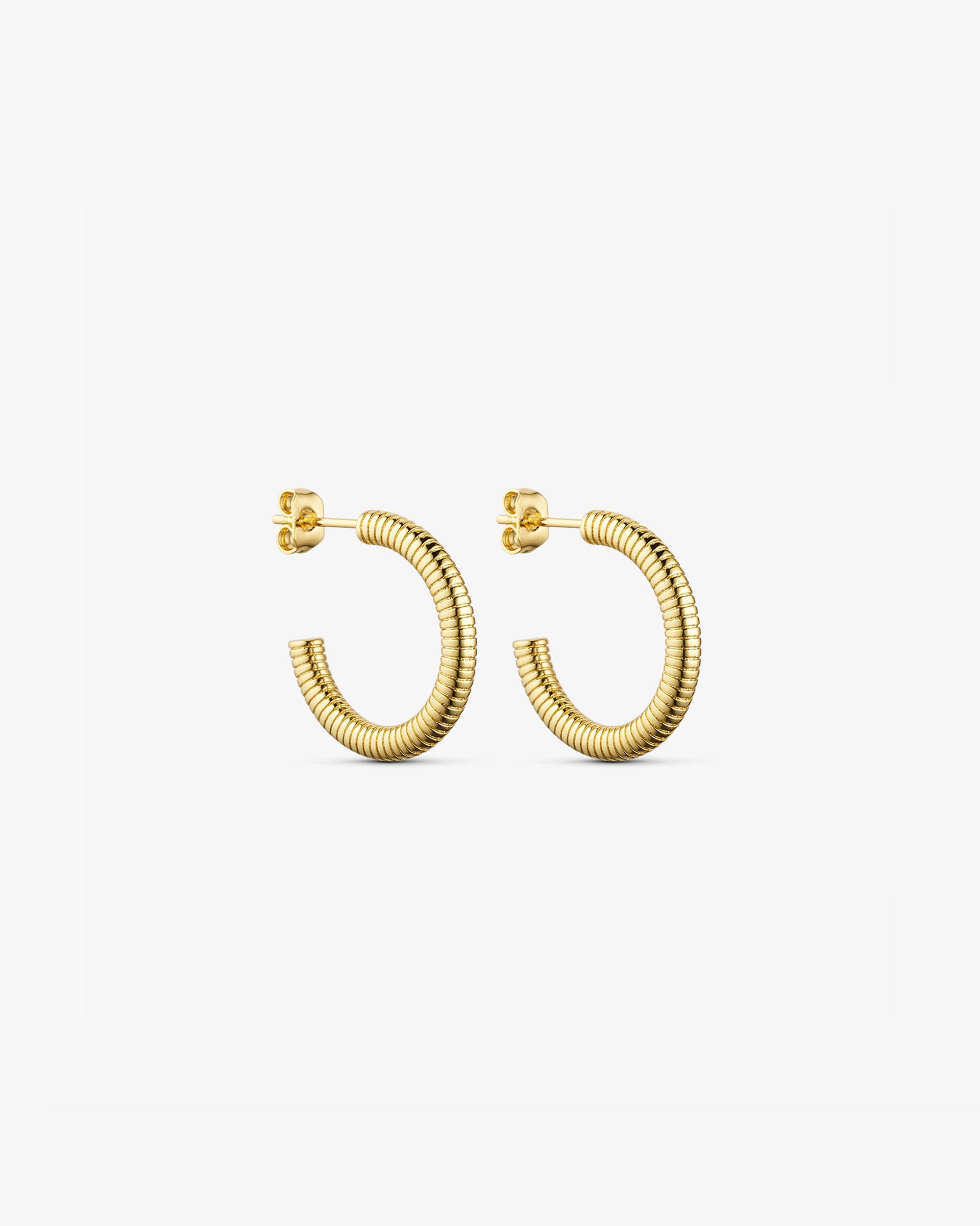 Vega Stud Earrings - 18 carat gold plated