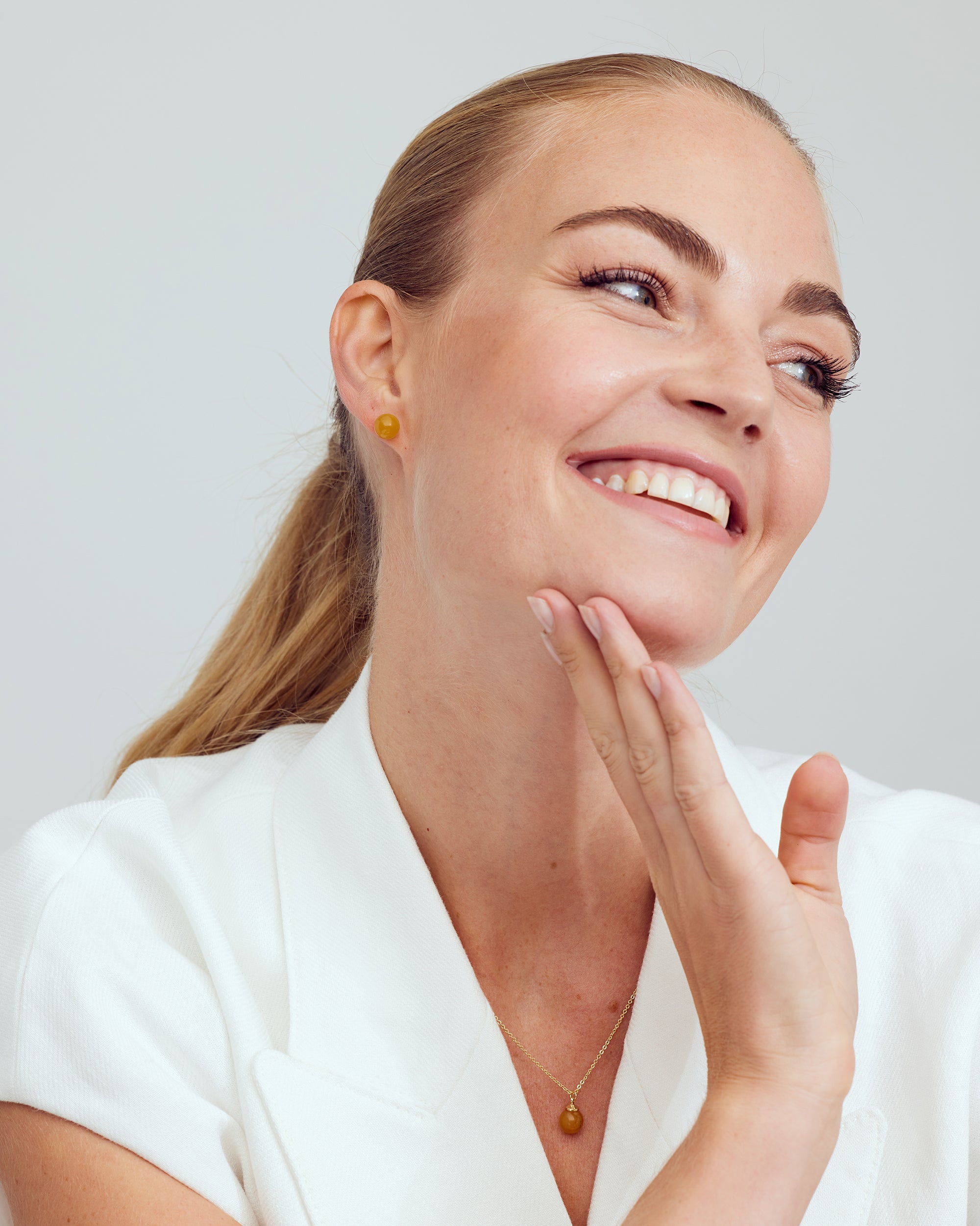 Polly Earrings - 18 carat gold plated