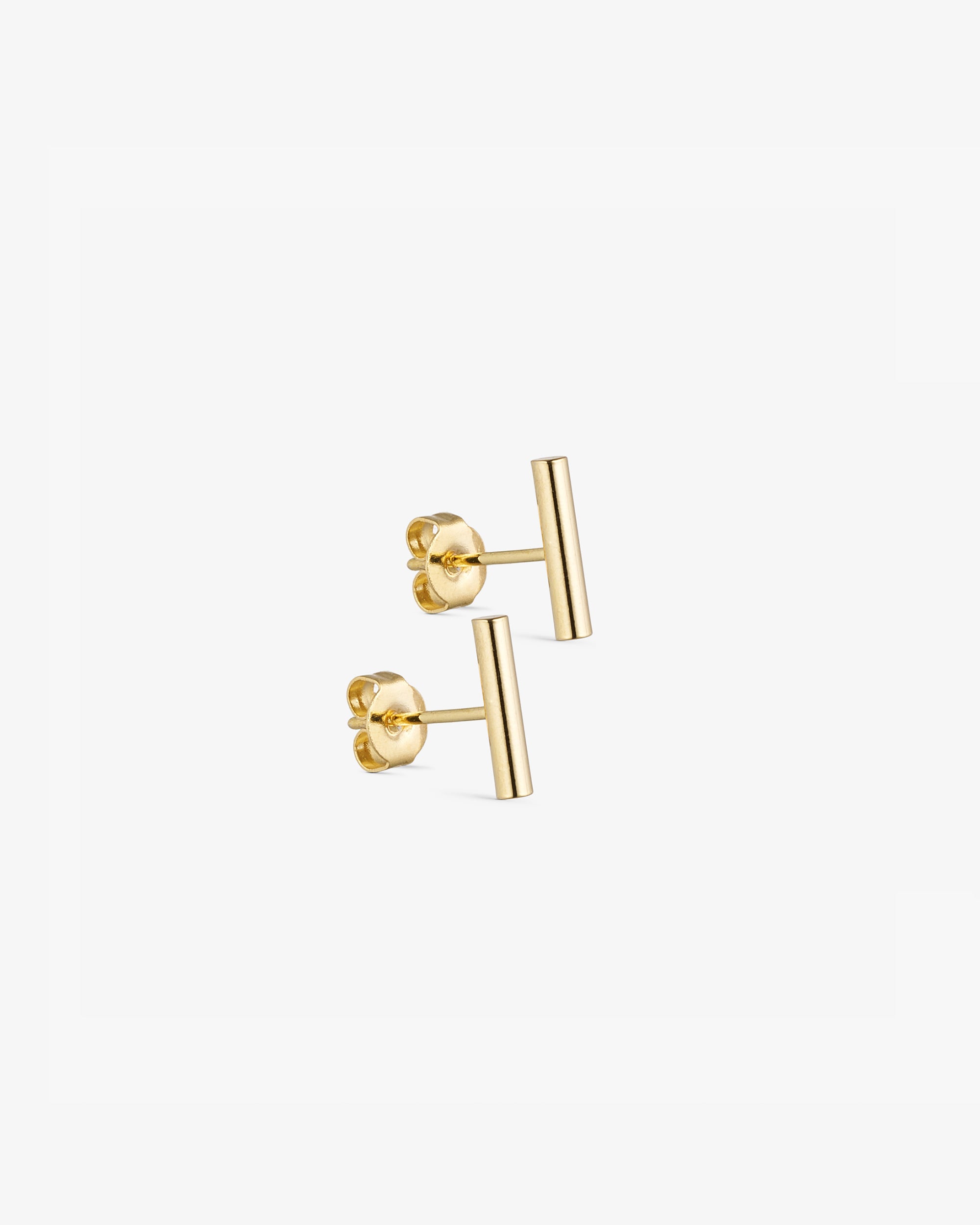 Fiona Stud Earrings - 18 carat gold plated