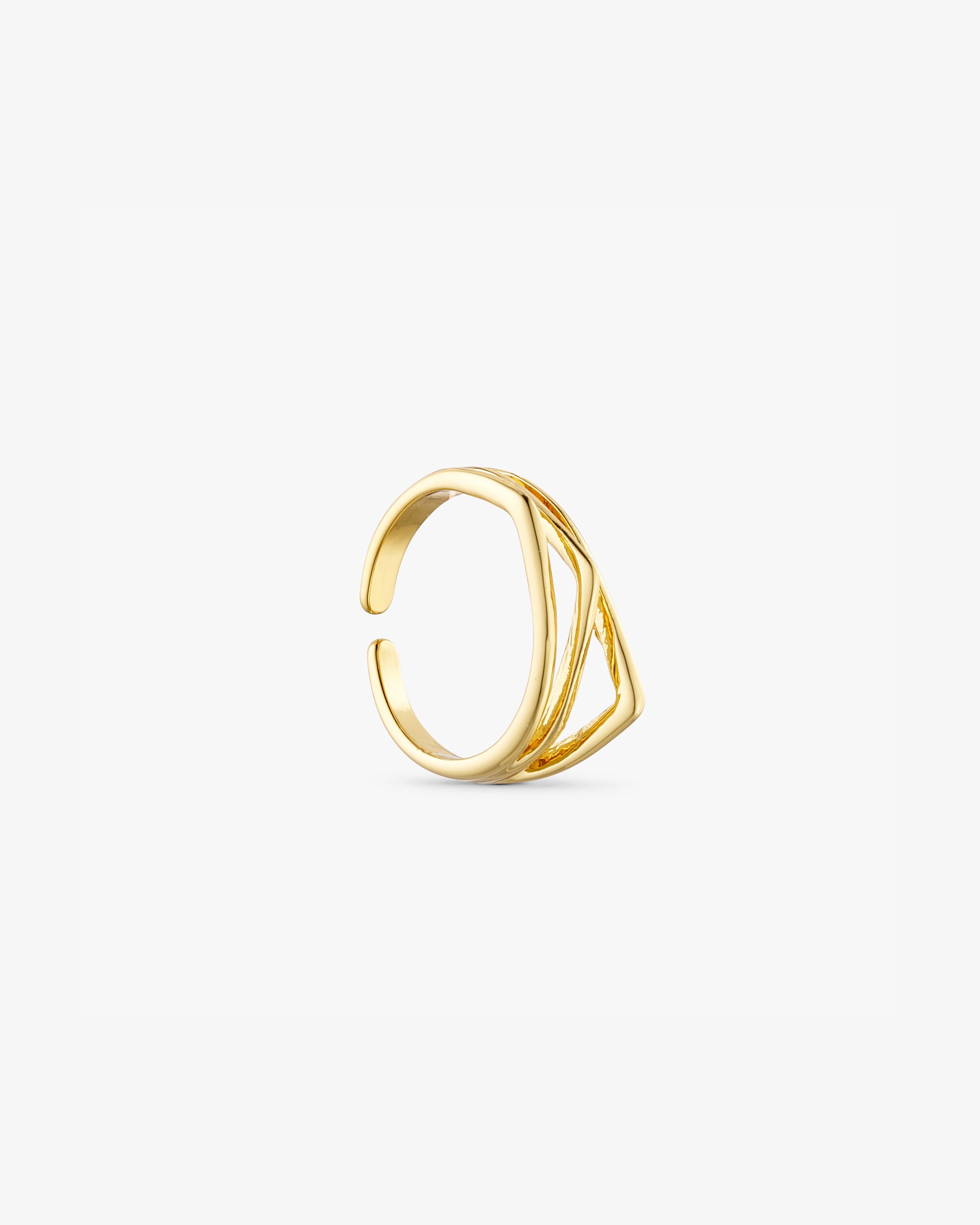 Gry Ring - 18 carat gold plated