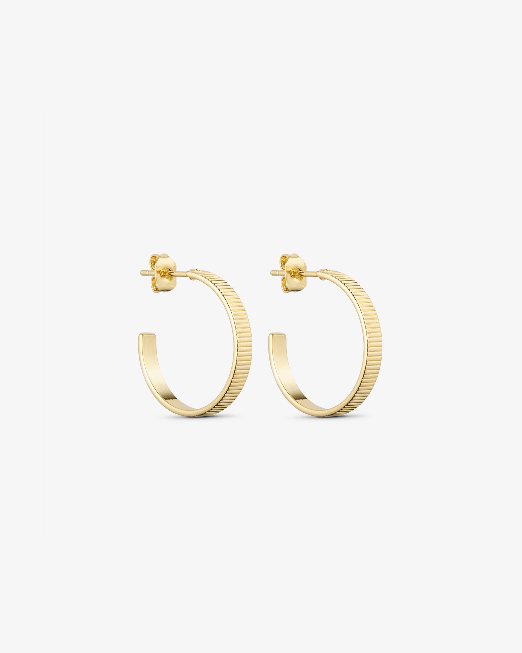 Vega Stud Earrings - 18 carat gold plated