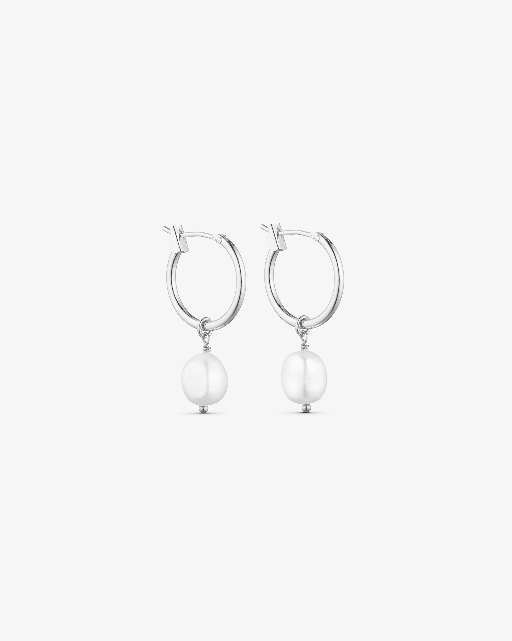 Lea Earrings SMALL - Silver plated