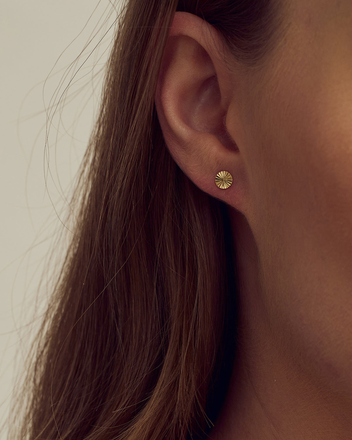 Scarlett Mini Stud Earrings - 18 carat gold plated