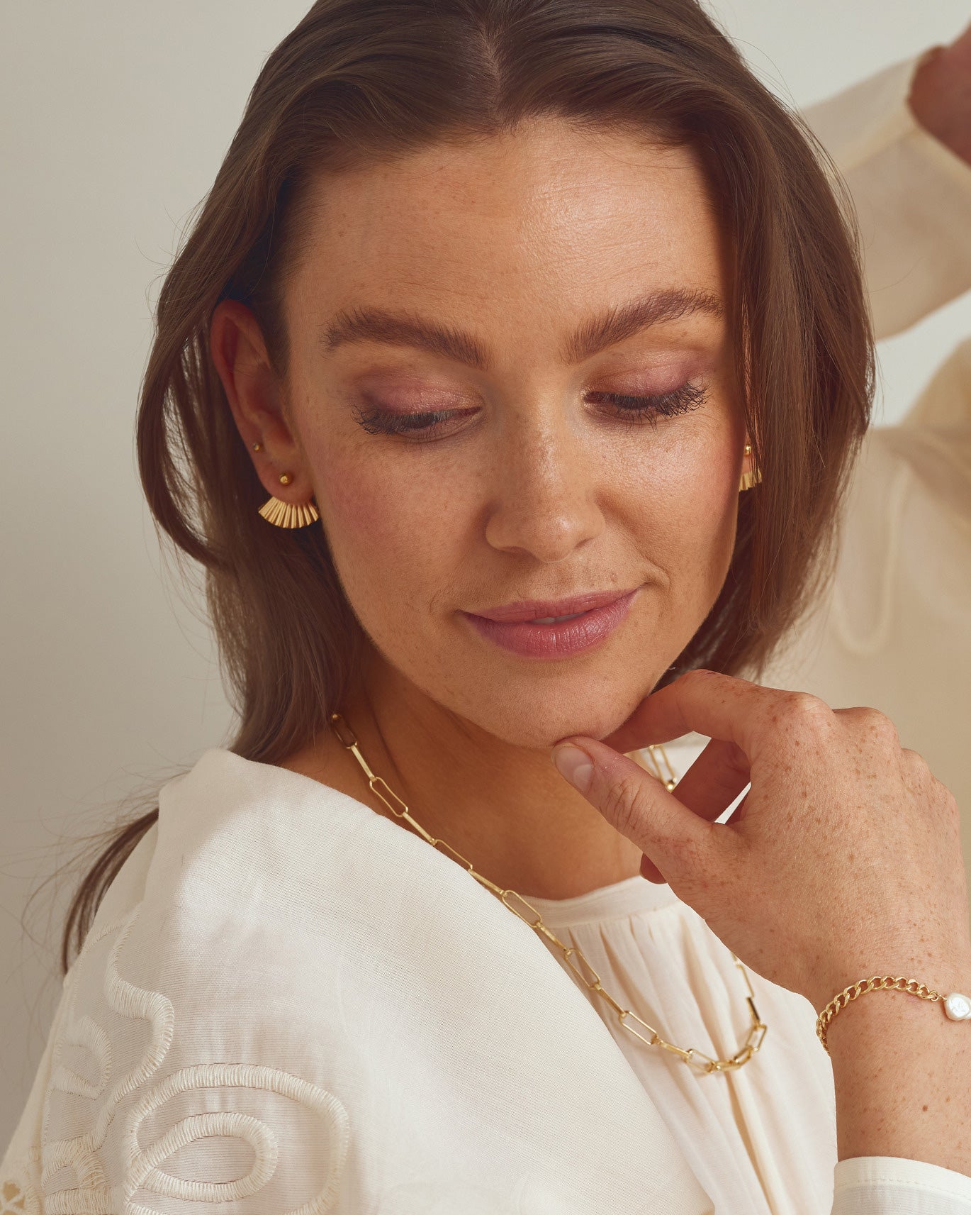 Luna Earrings - 18 carat gold plated