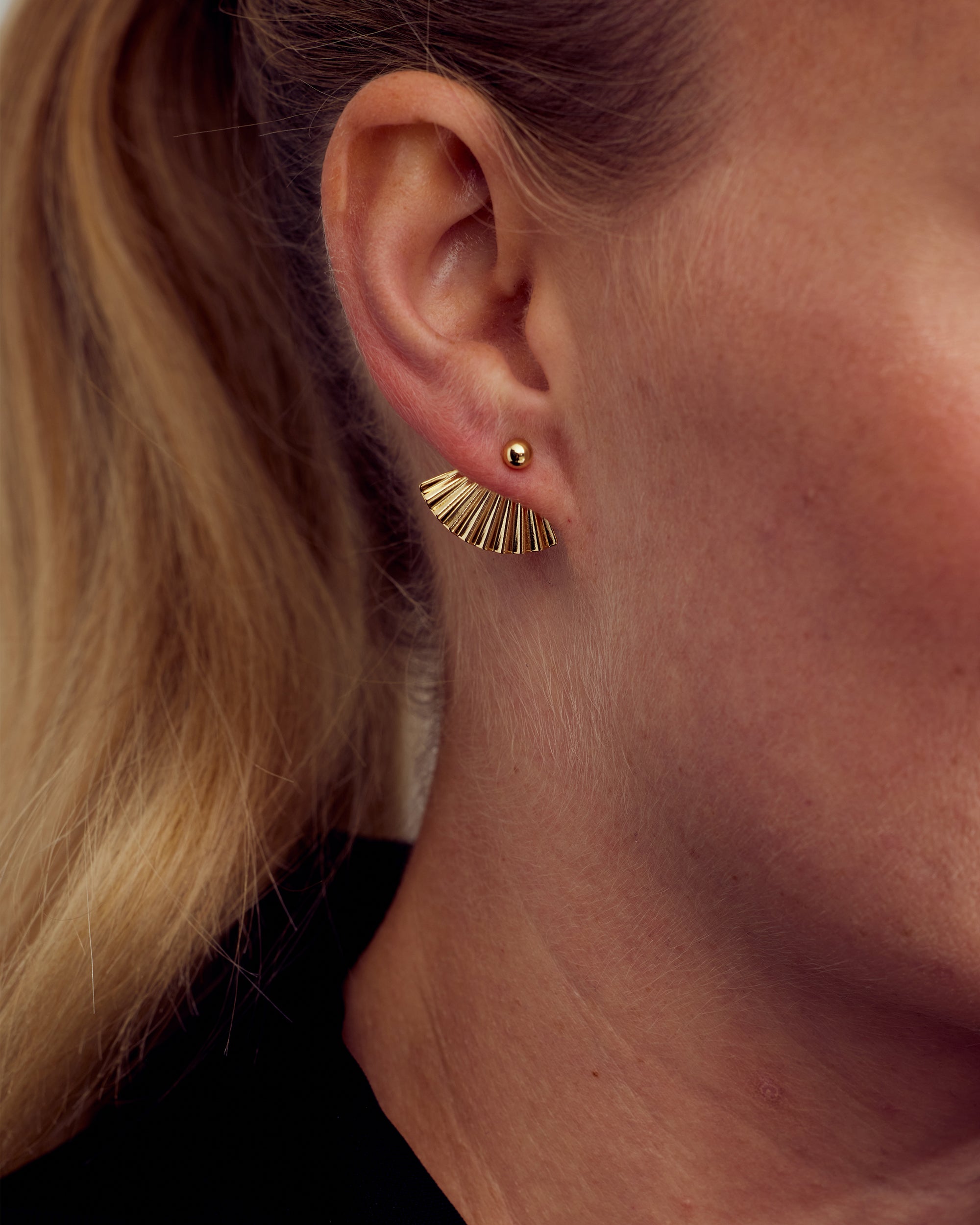 Luna Earrings - 18 carat gold plated