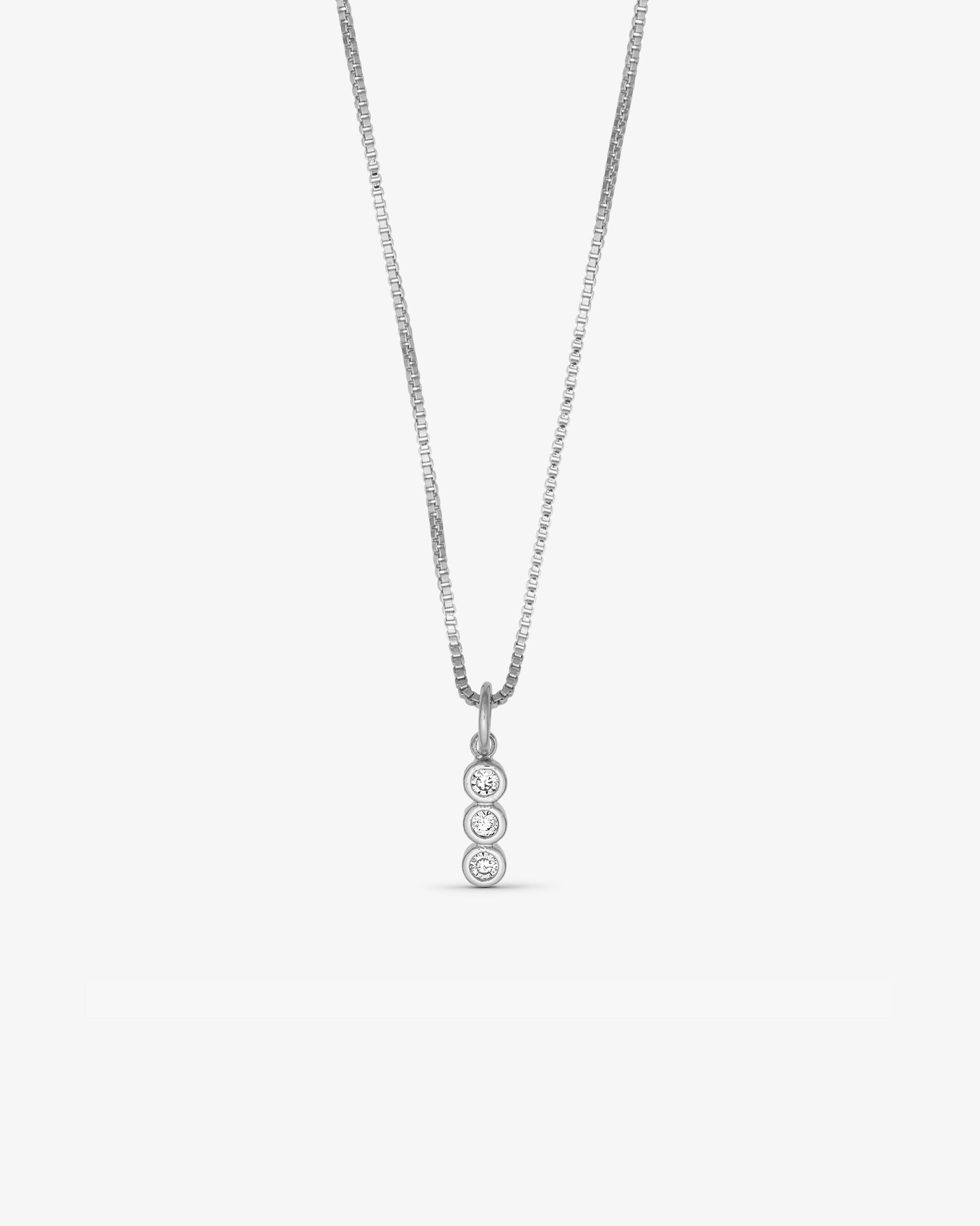 Mille Halskæde - Zirkonia - Sølvbelagt