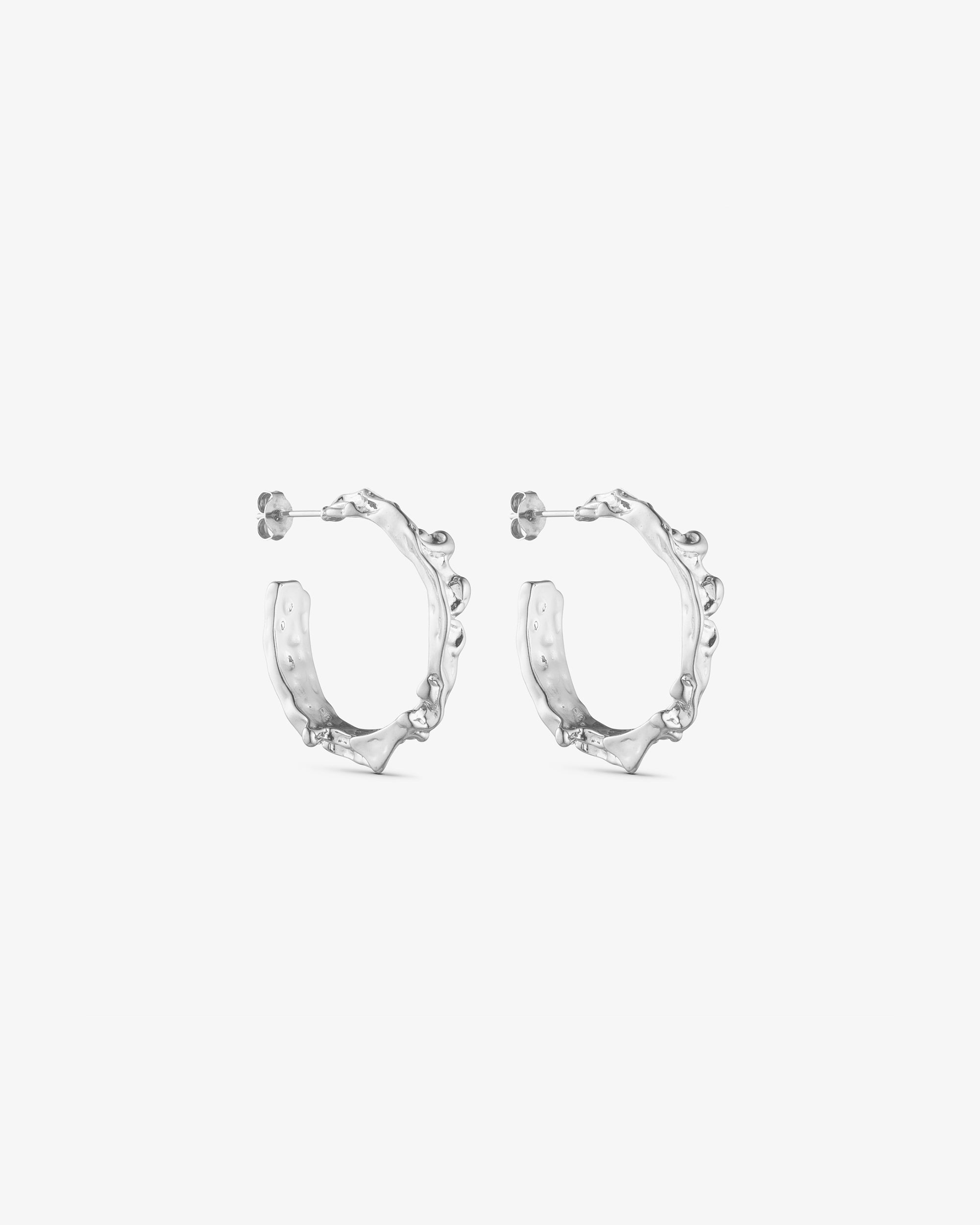 Noelle Earrings SMALL - Silver plated
