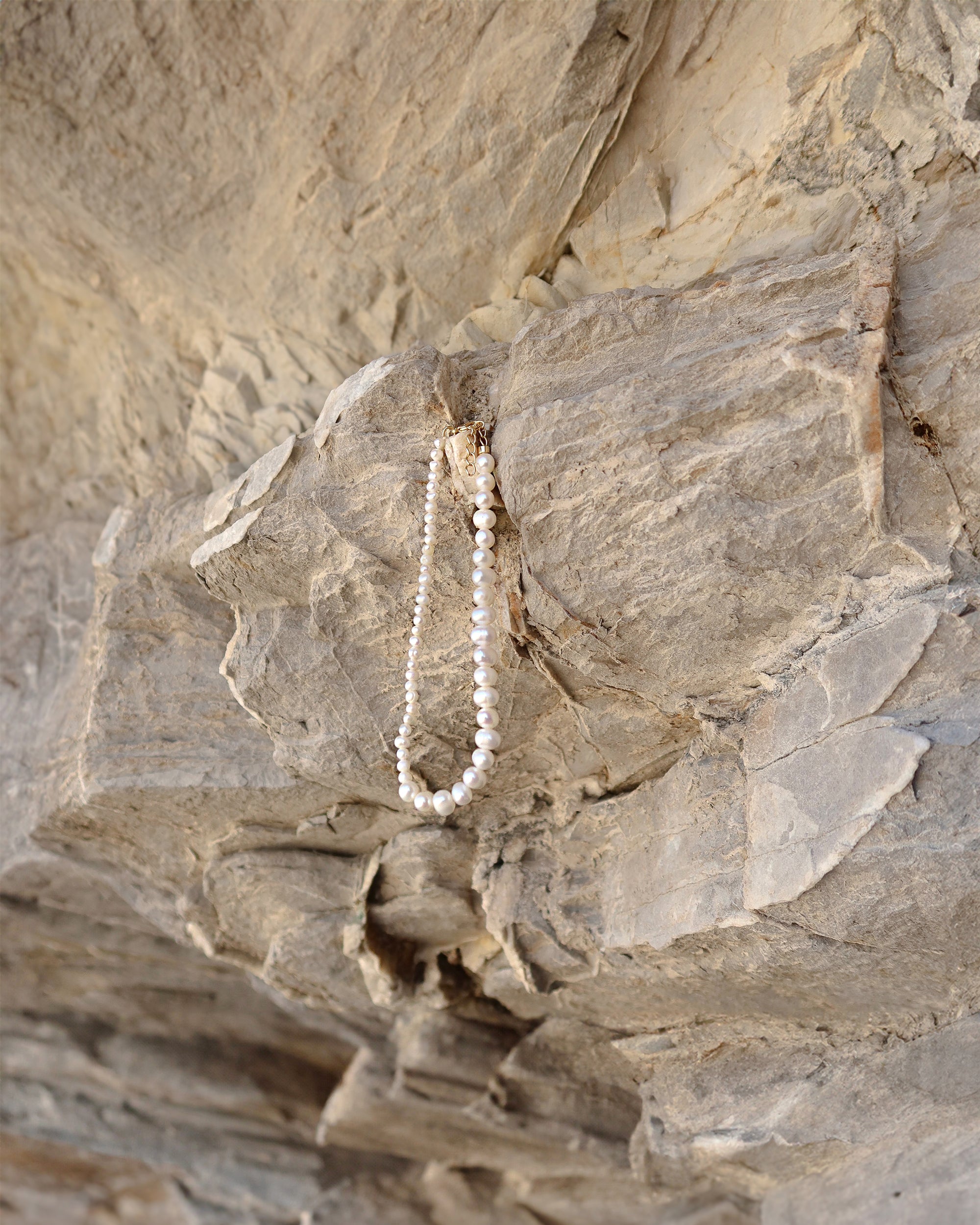 Vega Perle Armbånd - 18 karat forgyldt