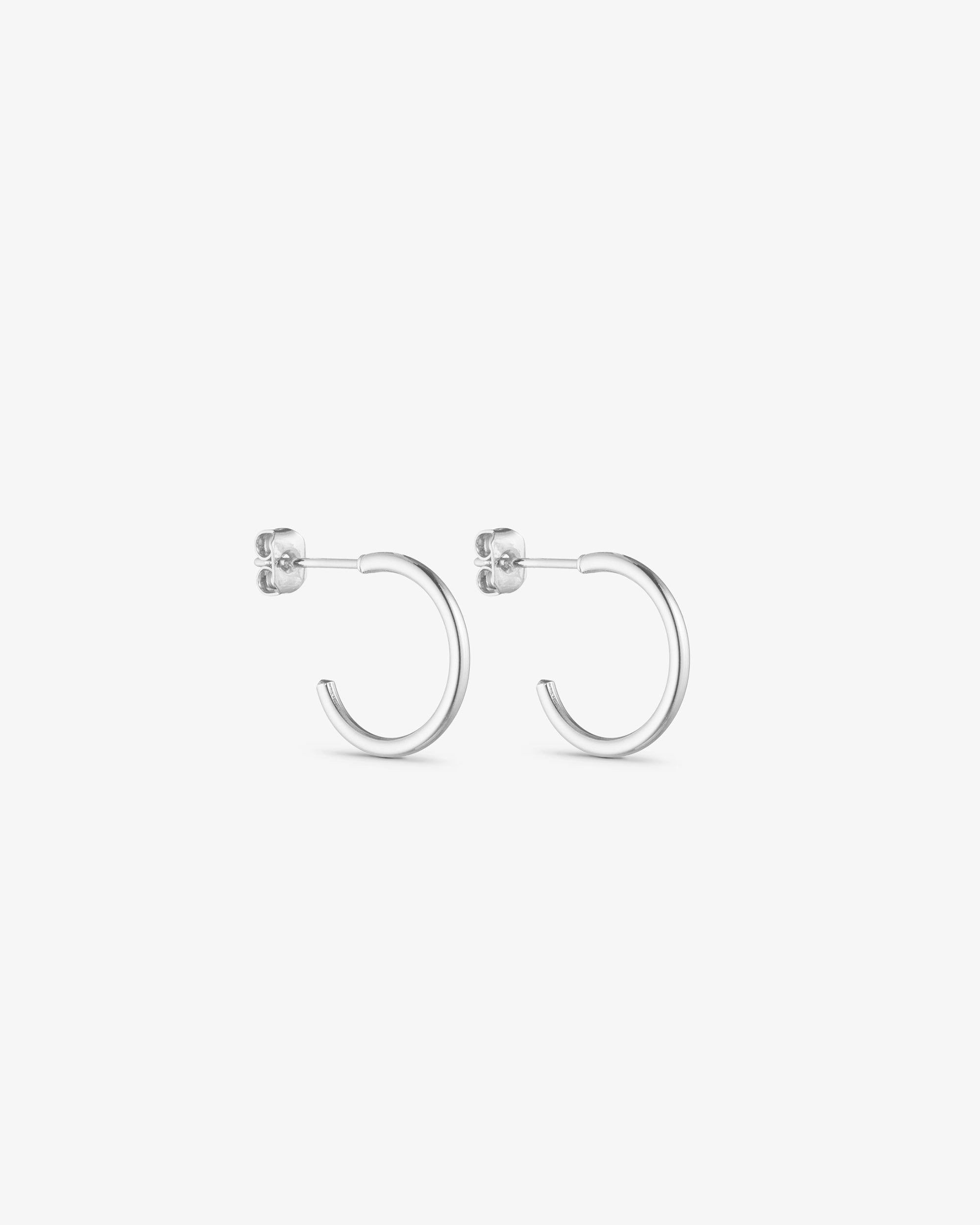 Saga Earrings SMALL - Silver plated