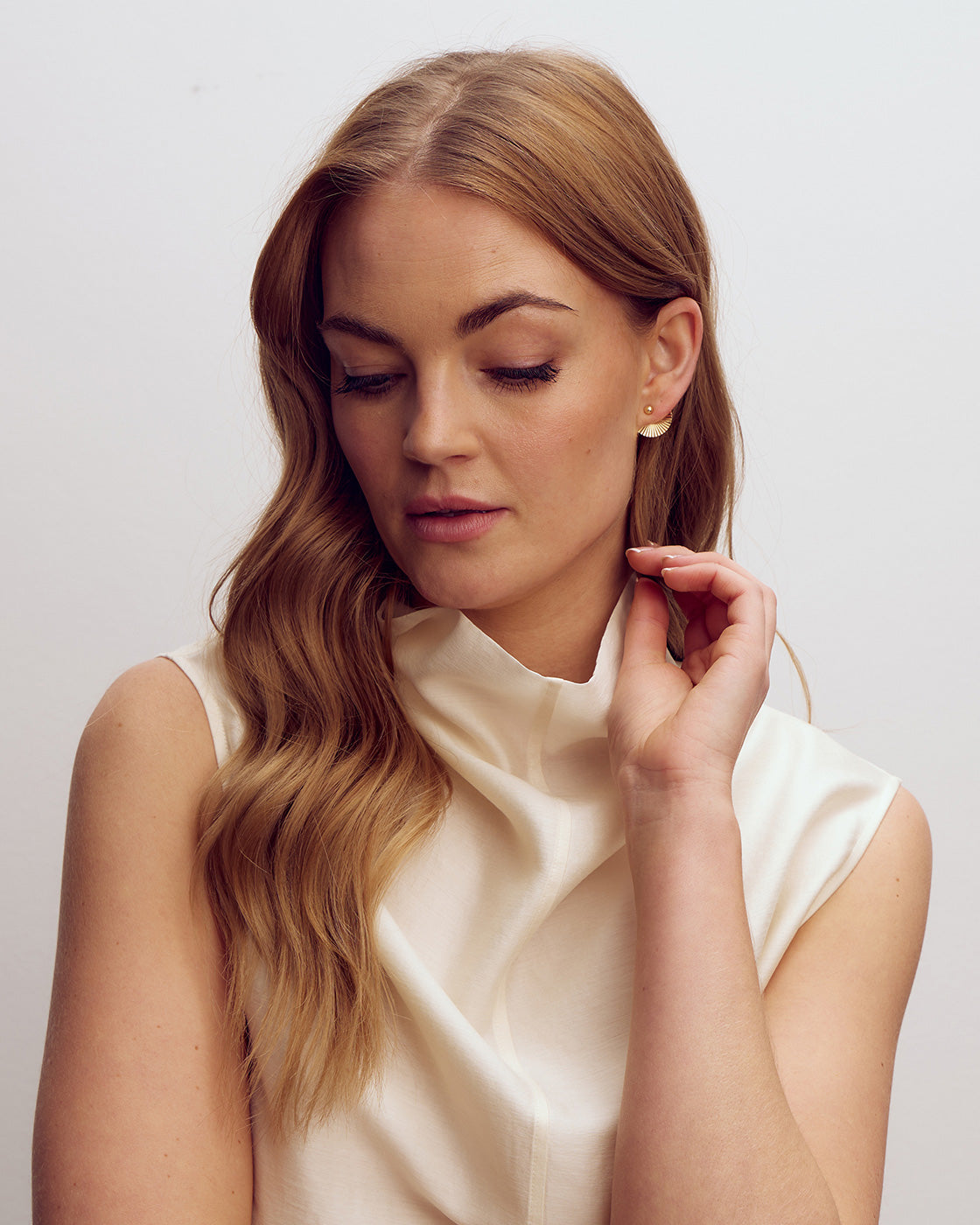 Luna Earrings - 18 carat gold plated