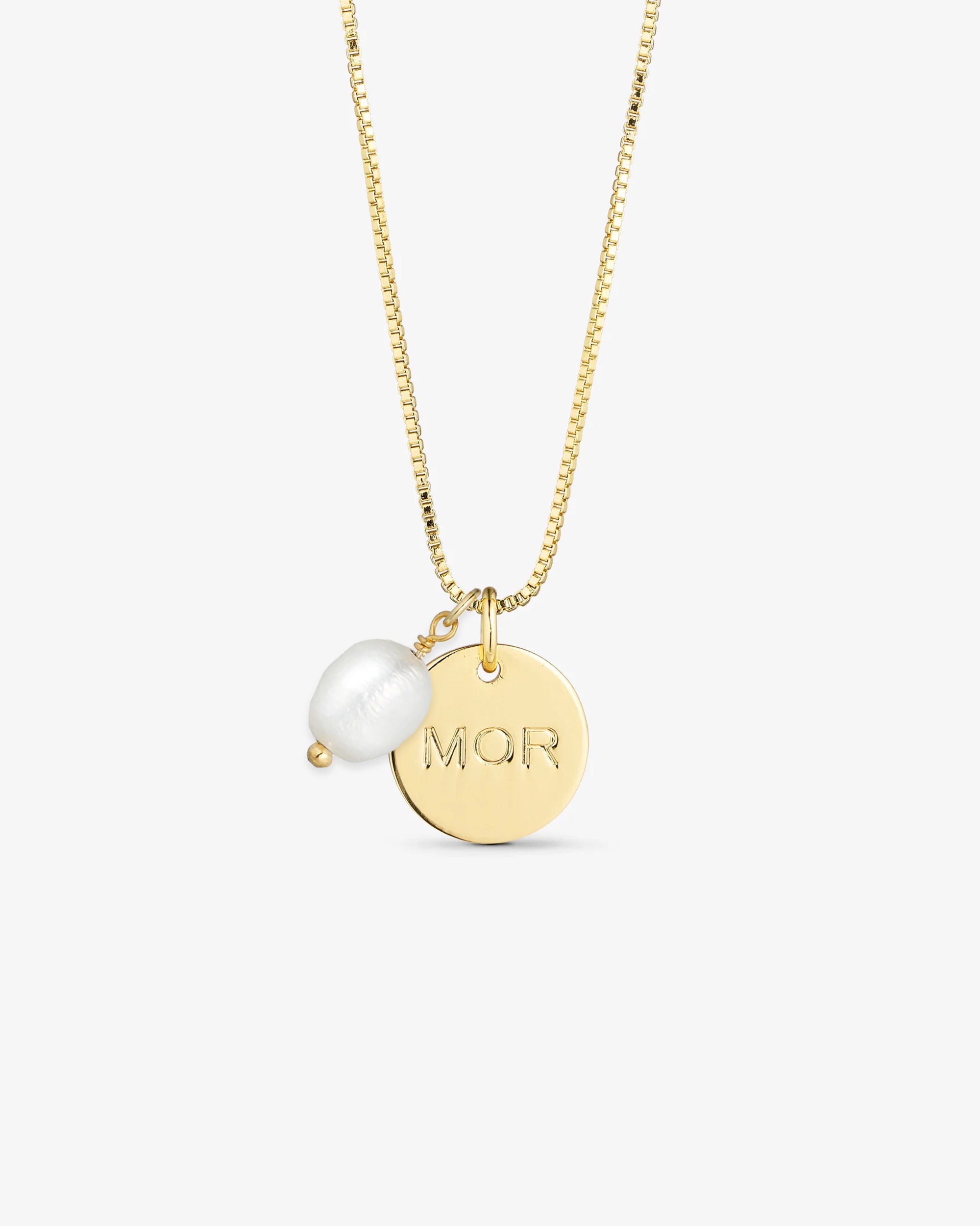 MOR Necklace - 18 carat gold plated