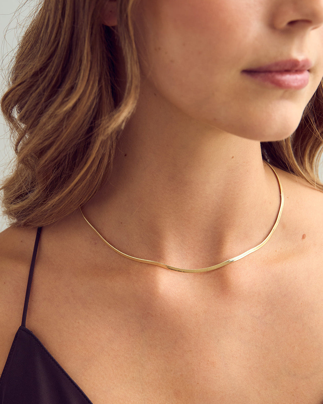 Laura Slange Halskæde - 18 karat forgyldt
