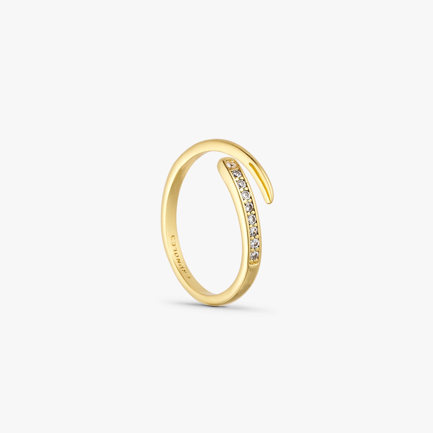 Lockit ring, yellow gold - Q9F64G