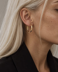 Dina Øreringe Stor Hoop
